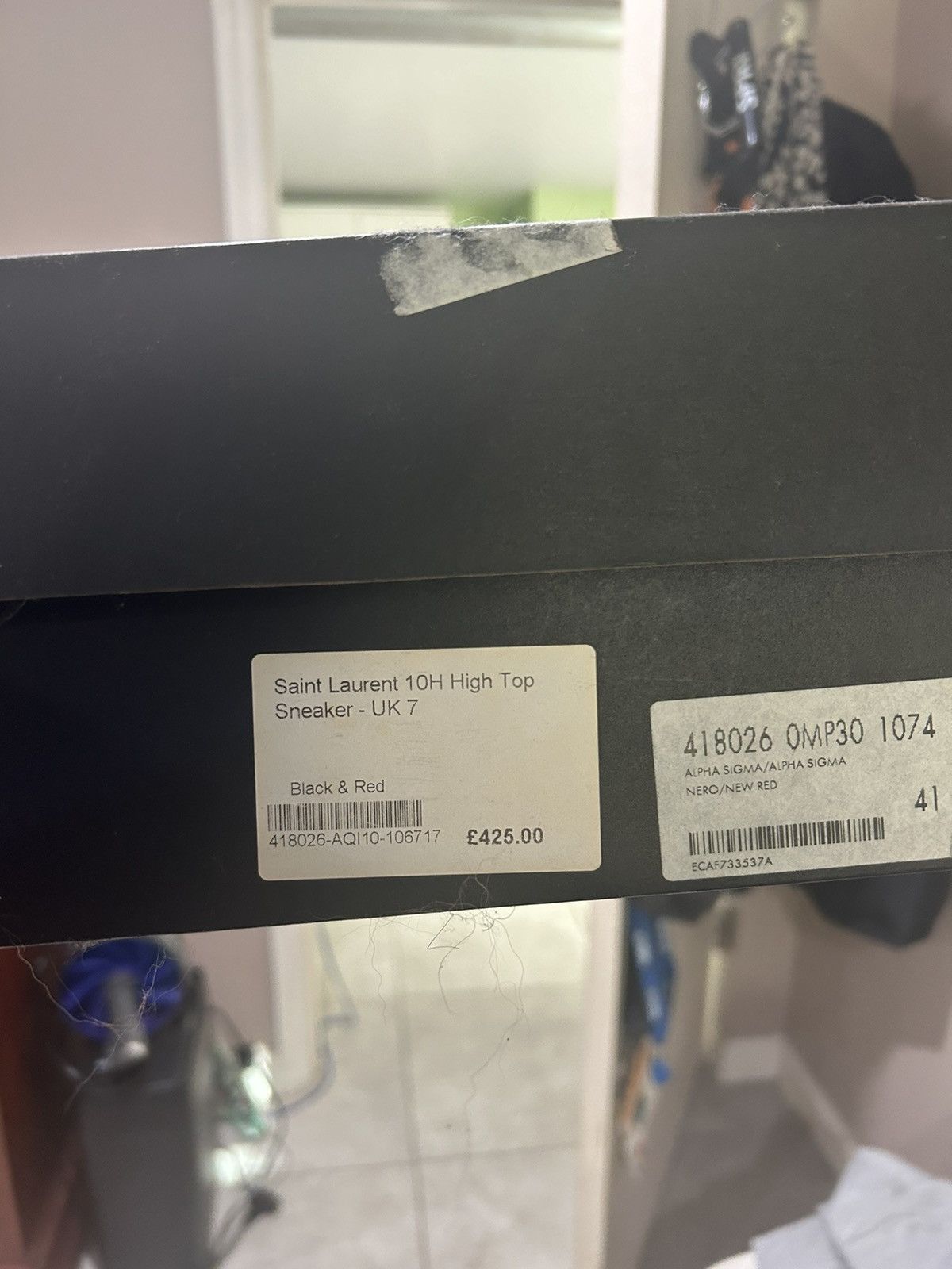 Yves Saint Laurent SAINT LAURENT 10H High Top Sneaker Size US 8 / EU 41 - 9 Thumbnail
