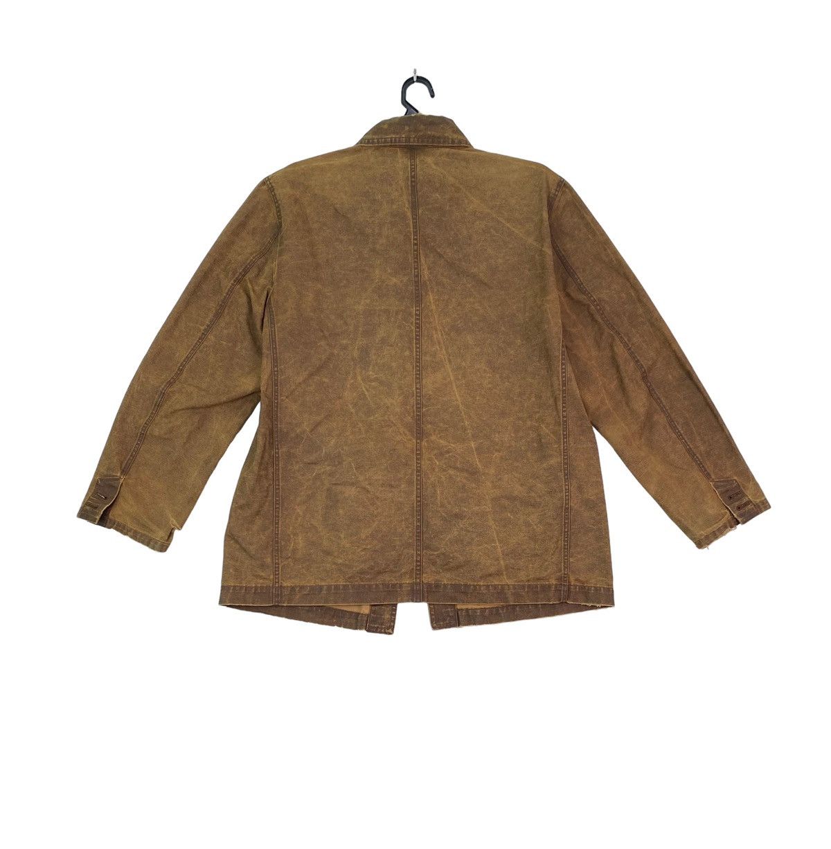 Vintage Vtg 90s TETE HOMME coated brown jacket Size US M / EU 48-50 / 2 - 4 Thumbnail
