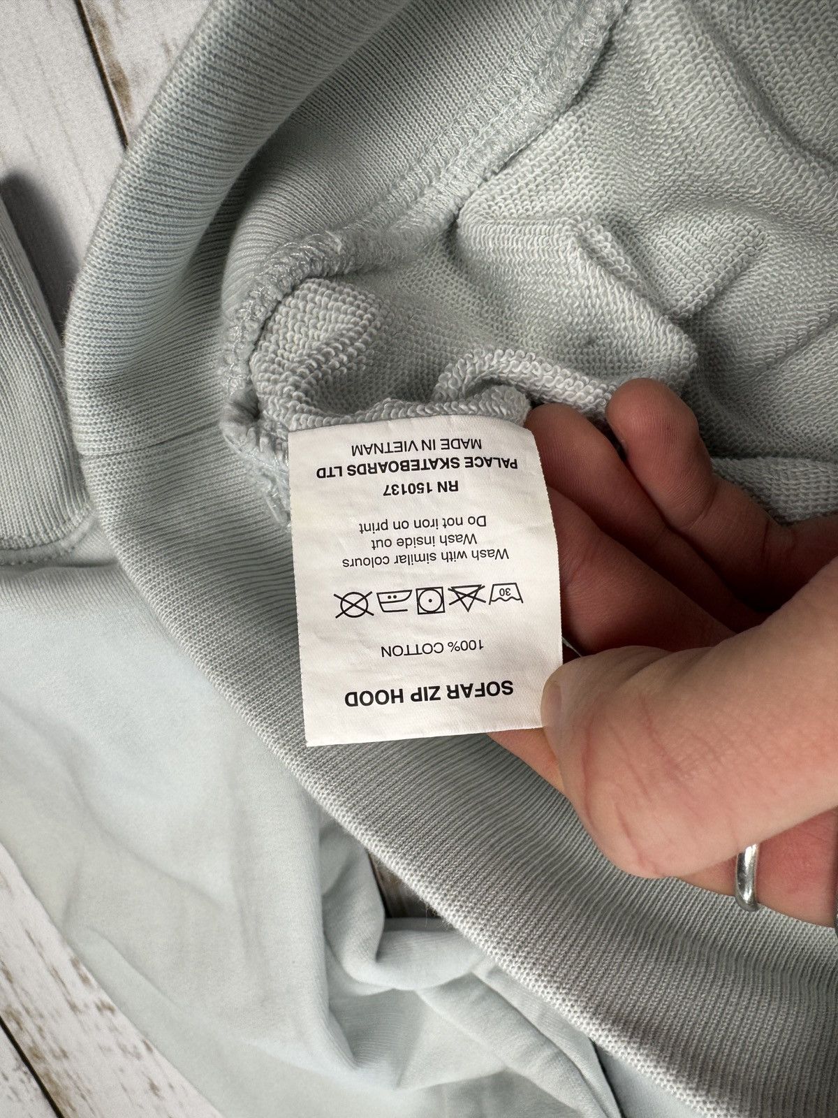 Palace Palace Hoodie Sofar Zip Baby Blue Size US L / EU 52-54 / 3 - 3 Thumbnail
