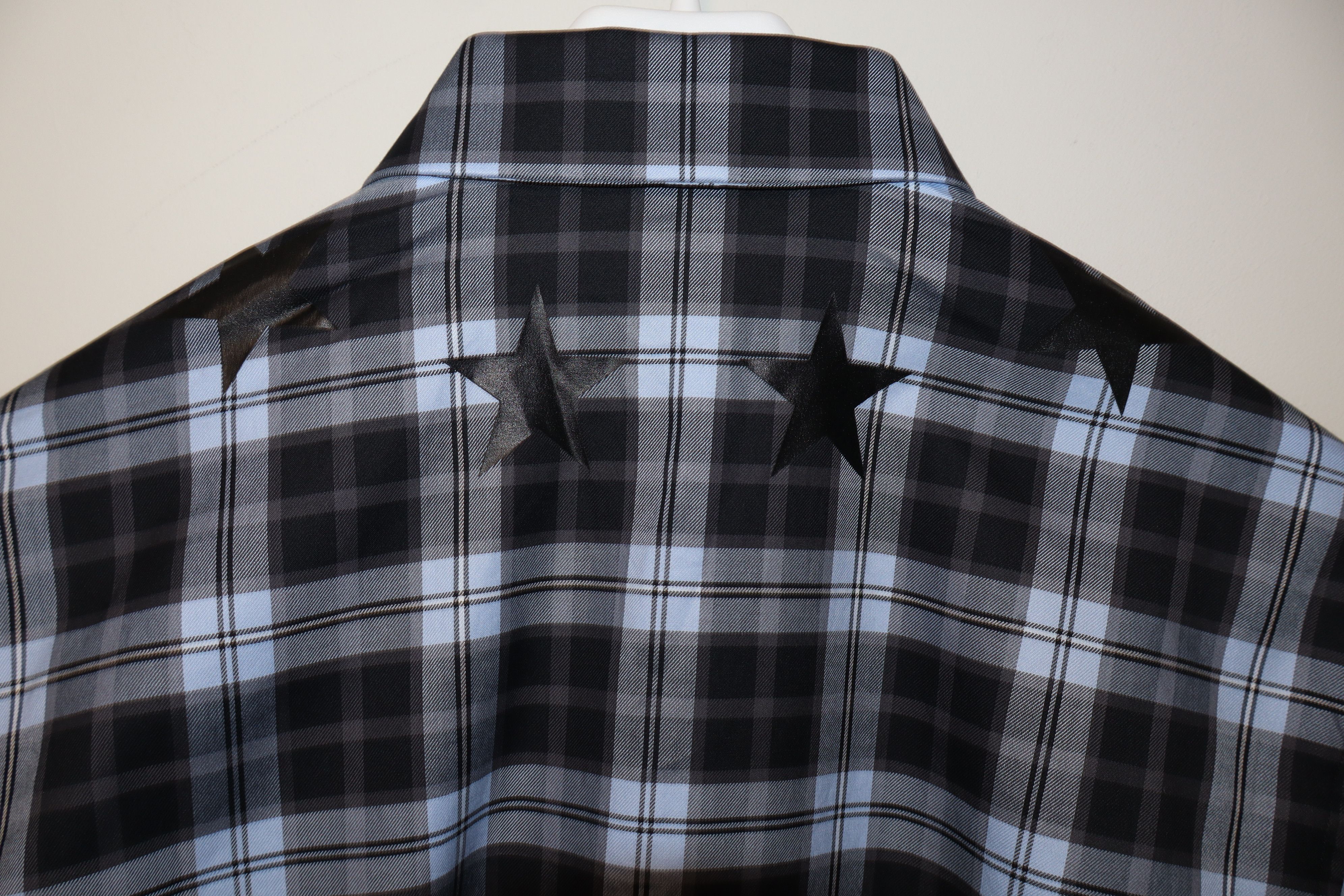 Givenchy star print check shirt Size US S / EU 44-46 / 1 - 5 Thumbnail