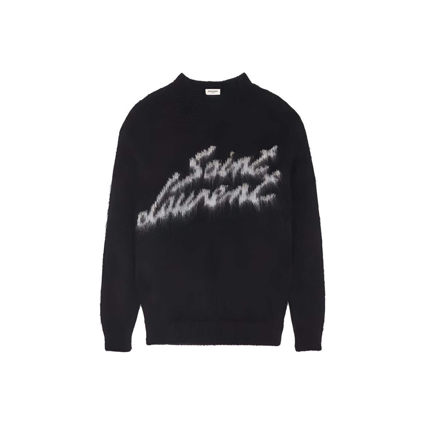 Saint Laurent Paris Saint Laurent Mohair Logo Sweater Size M Size US M / EU 48-50 / 2 - 1 Thumbnail
