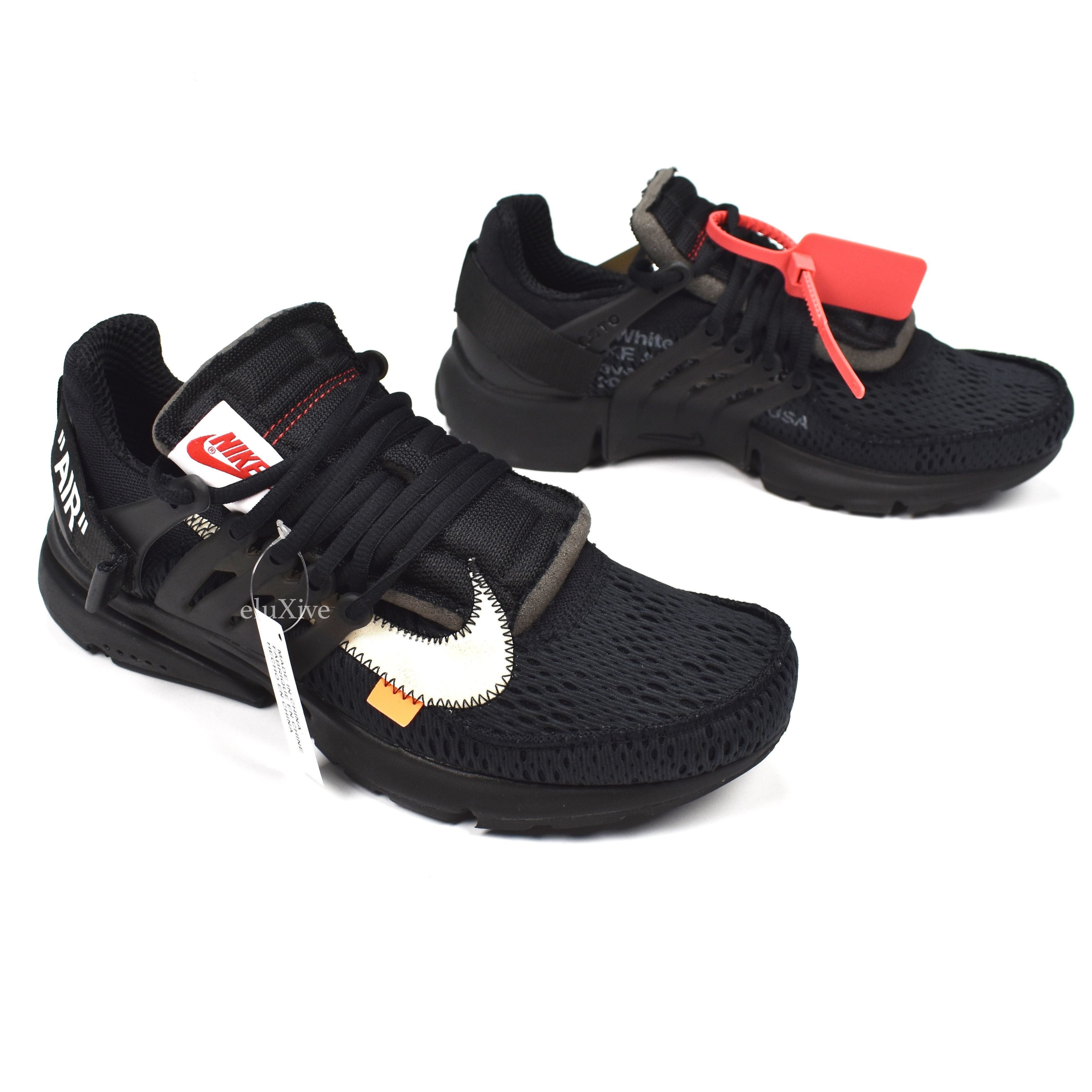 Nike Off White Nike Air Presto Black DS Size US 10 / EU 43 - 1 Preview