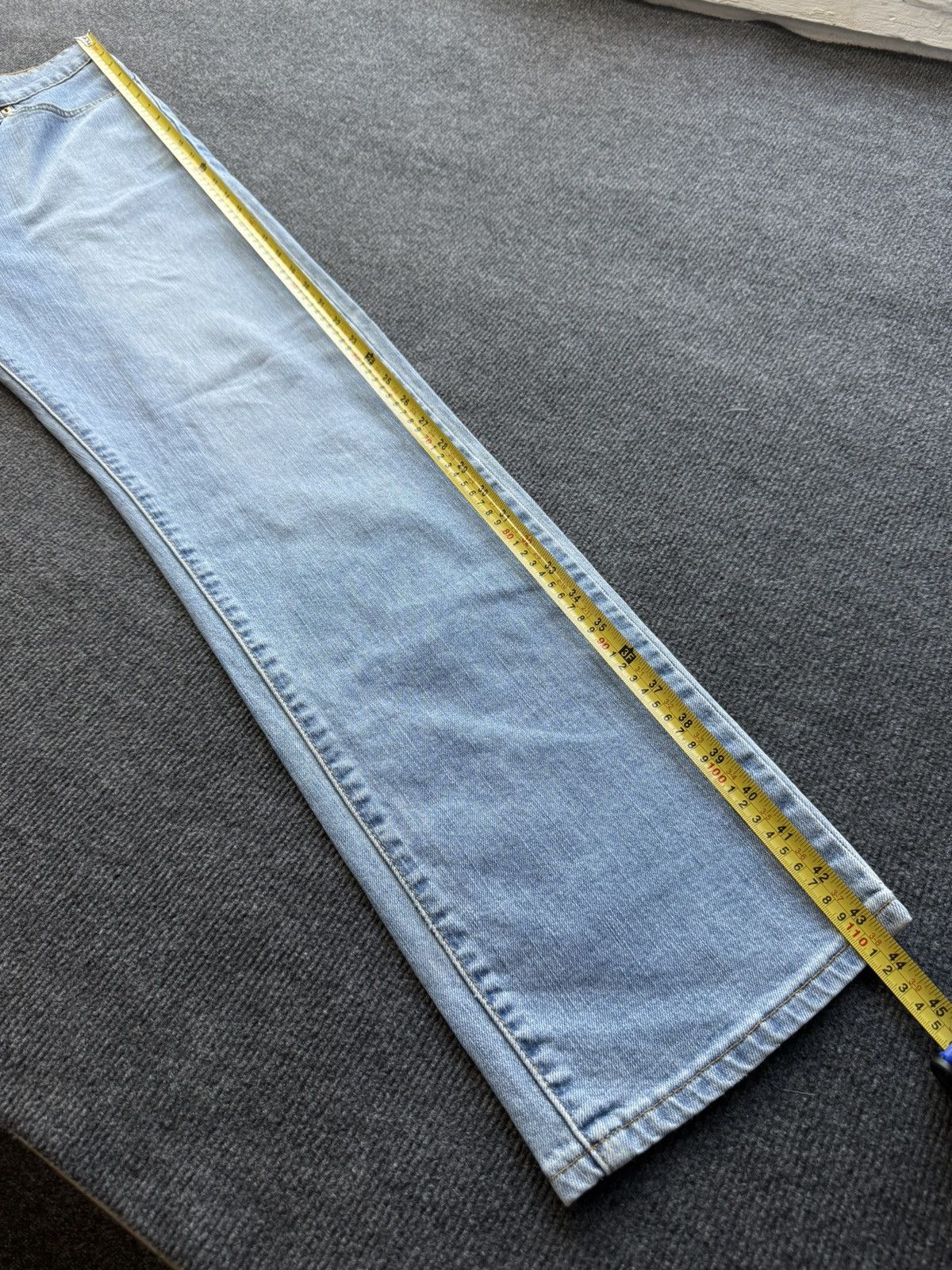 Levi's Vintage Clothing Vintage 90s Custom Chrome Hearts Style Cross Denim Jeans Size US 33 - 23 Thumbnail