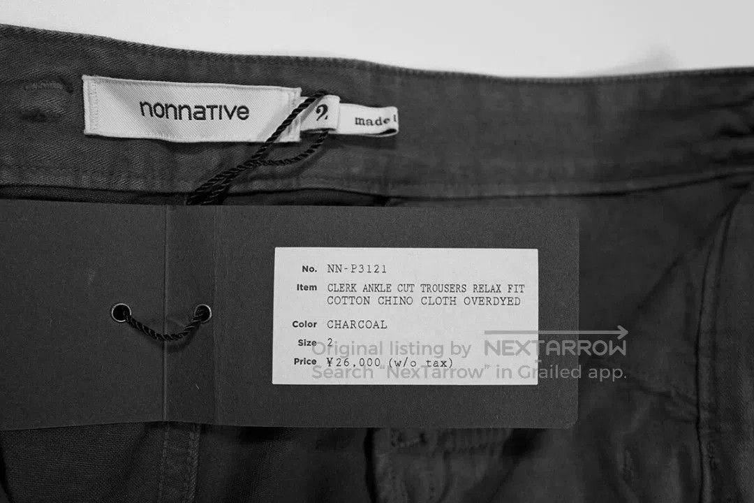 Nonnative NONNATIVE Ankle Relax Fit Chinos. Size US 40 / EU 56 - 4 Thumbnail