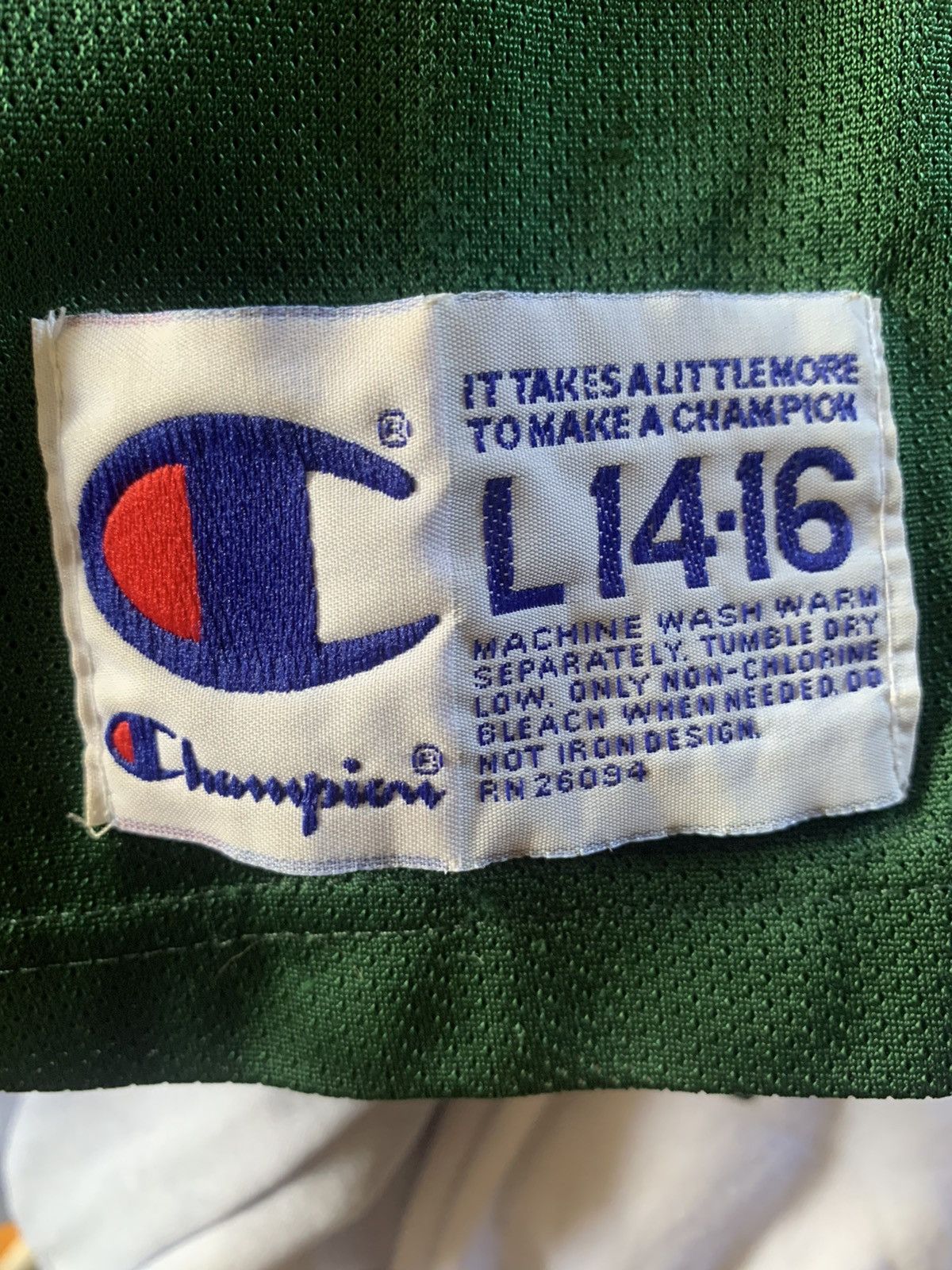 Champion Shawn Kemp Sonics Vintage Jersey Size US S / EU 44-46 / 1 - 3 Thumbnail