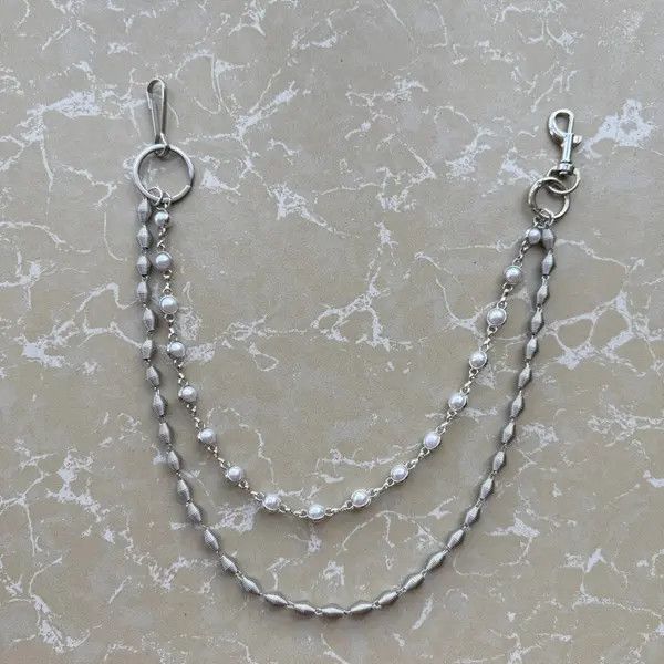 Jewelry Double Layered Wallet Chain Size ONE SIZE - 5 Thumbnail