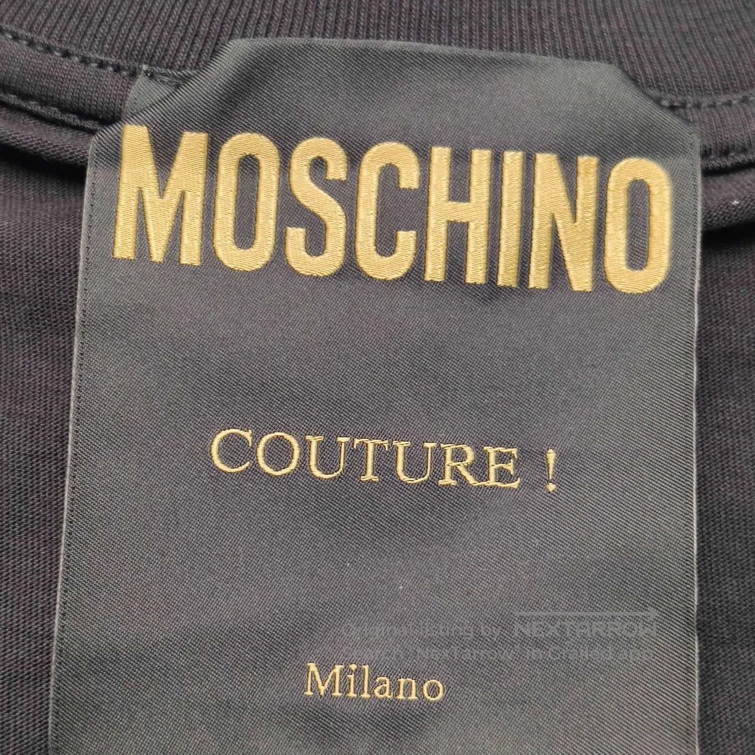 Louis Vuitton Moschino Cotton Cartoon Graphic Crew Neck T-Shirt. Size US XL / EU 56 / 4 - 4 Thumbnail