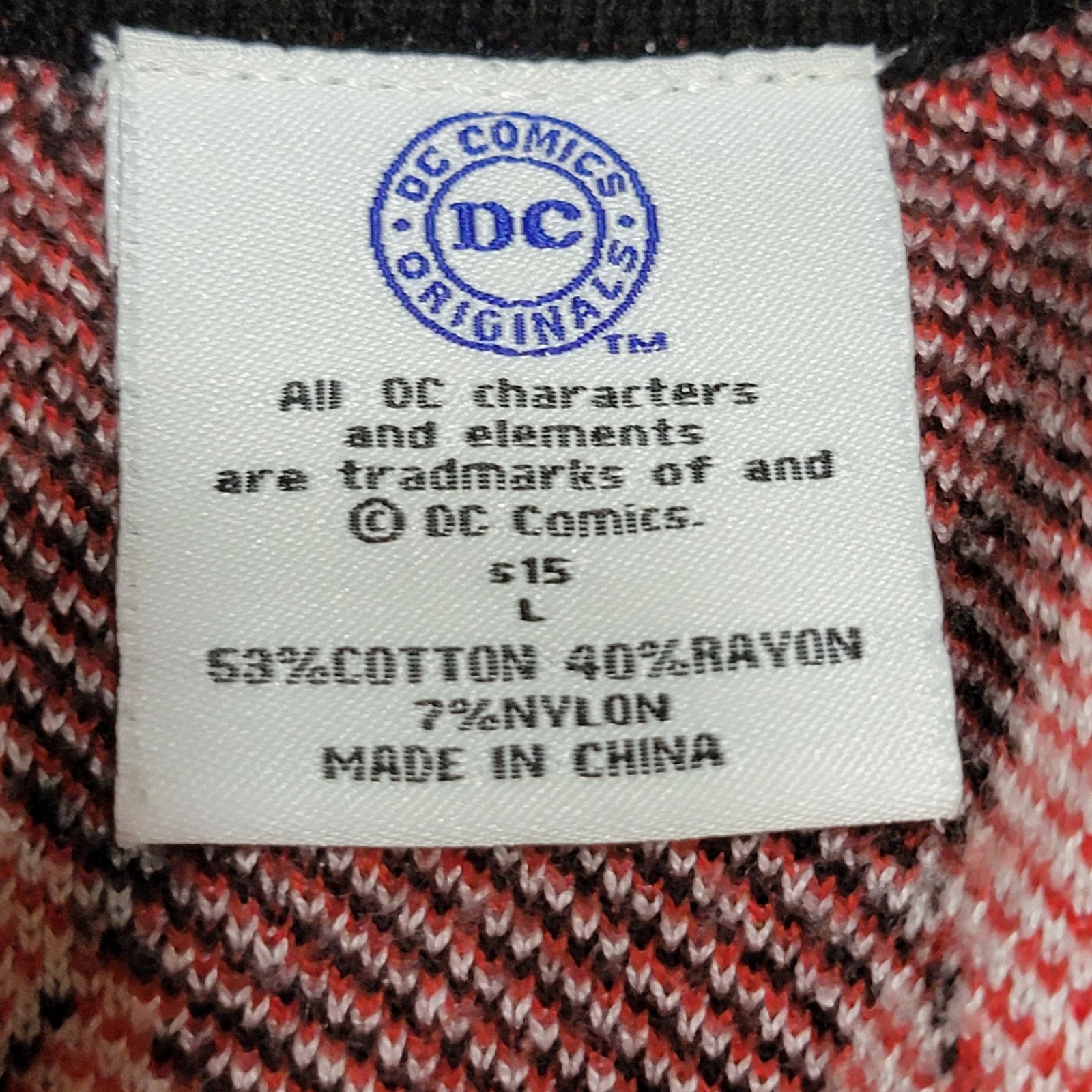 DC Comics DC Comics Varsity Style LS Sweater Harley Quinn-Junior Large Size L / US 10 / IT 46 - 4 Thumbnail