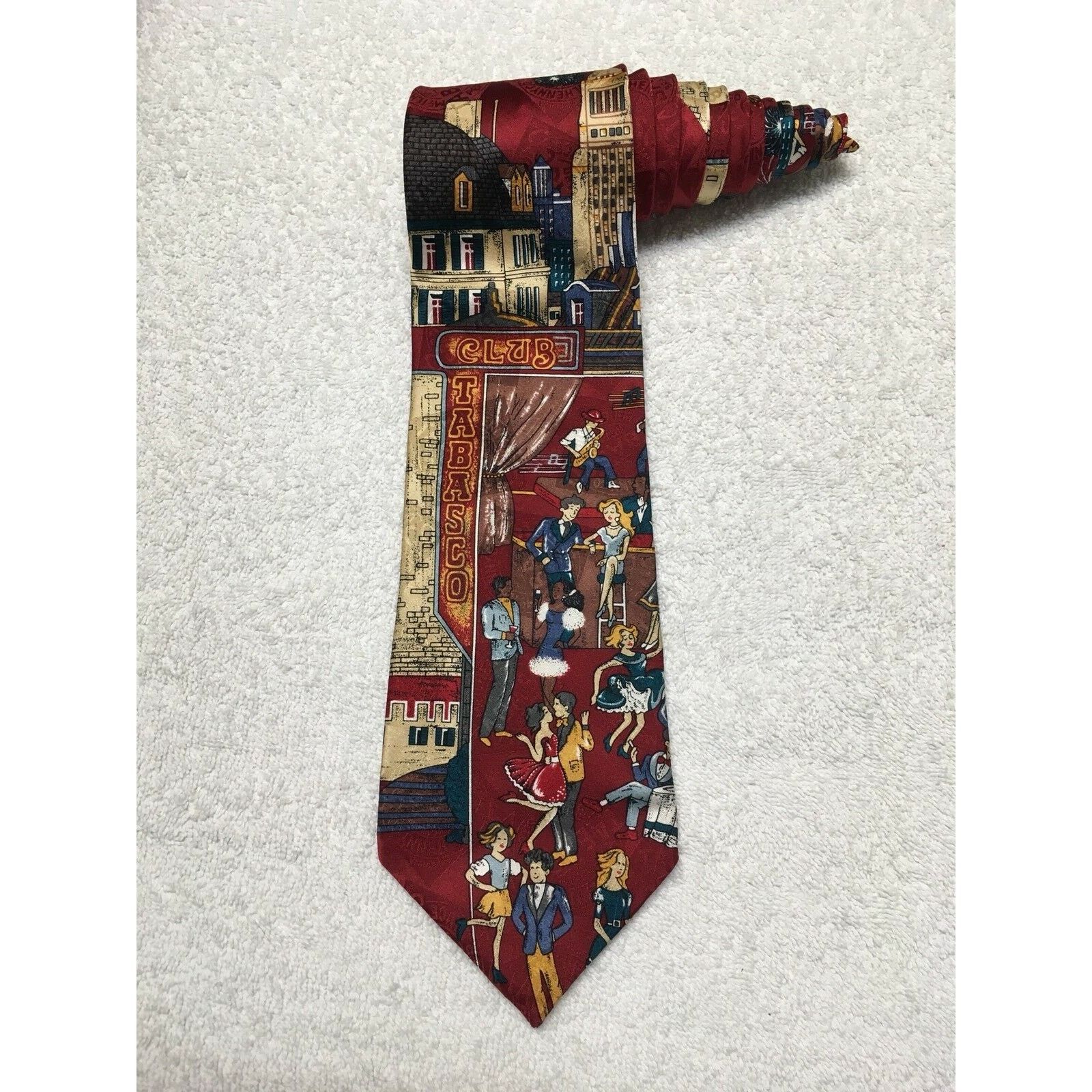 Tabasco TABASCO HOT SAUCE CLUB TABASCO CARTOON NECKTIE Size ONE SIZE - 1 Thumbnail