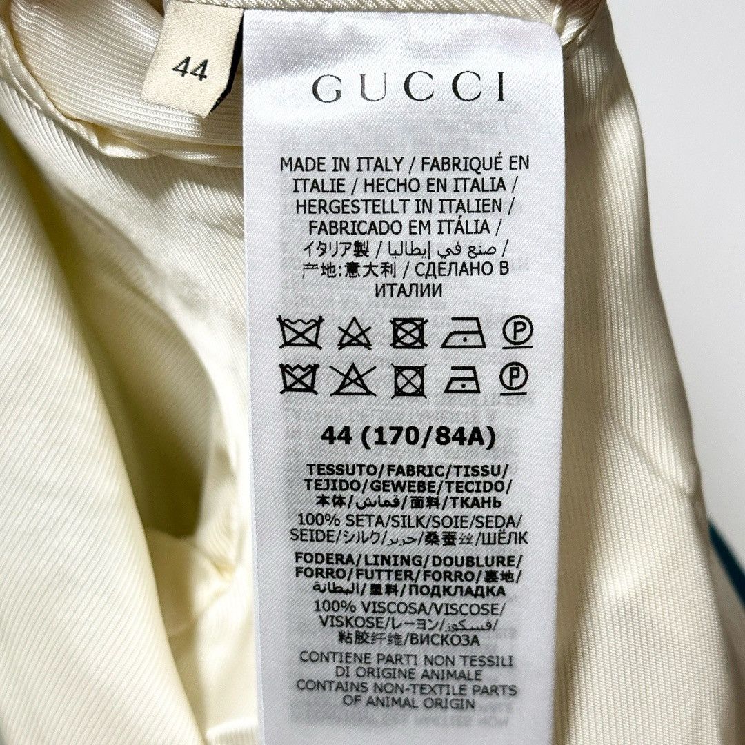 Gucci GUCCI Freya Hartas Silk Silk Bomber Jacket 44 Size US S / EU 44-46 / 1 - 10 Thumbnail