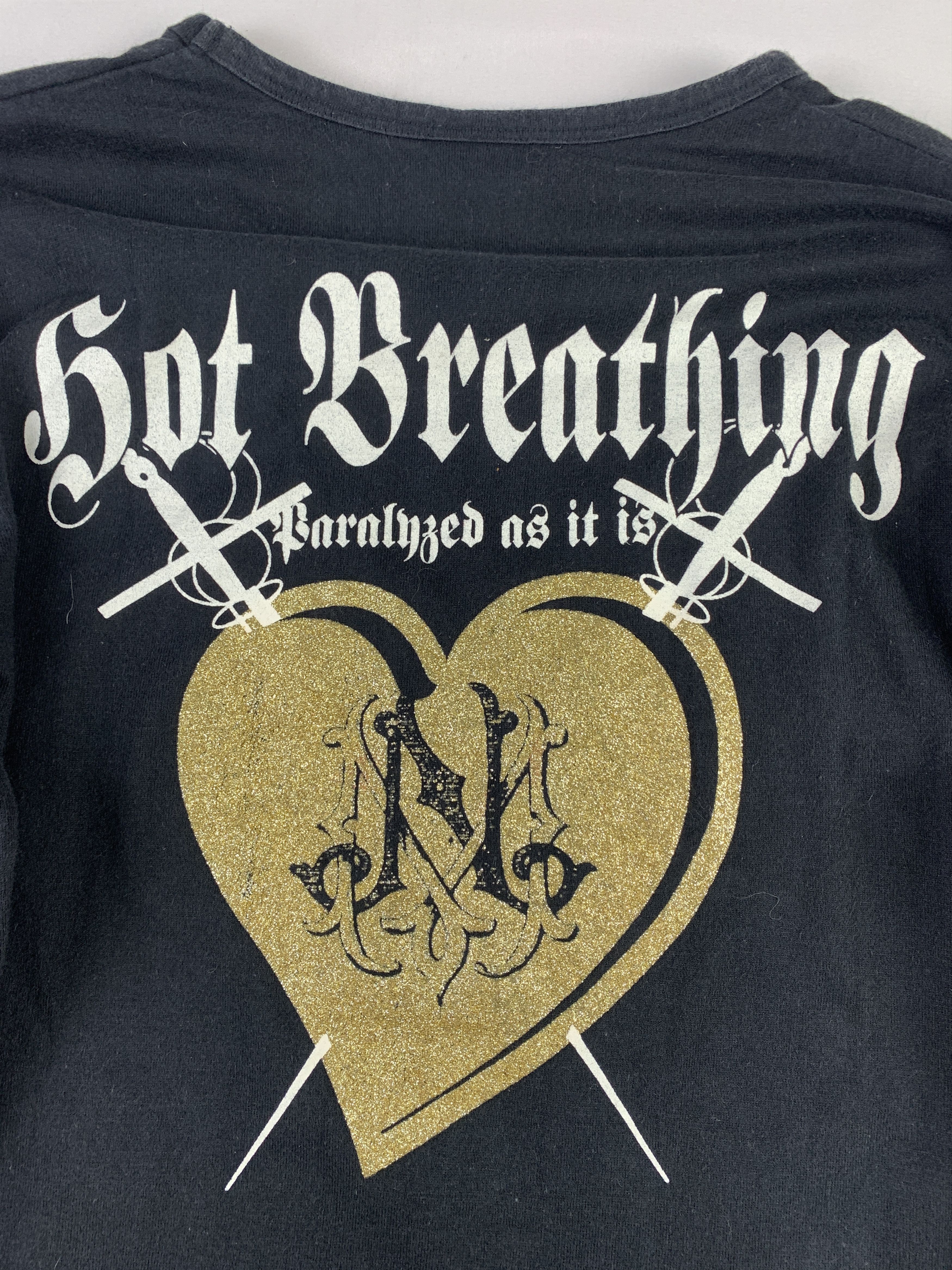 Japanese Brand Cornflake Japan Black Heart Longsleeve Tee (L) Size L / US 10 / IT 46 - 6 Thumbnail
