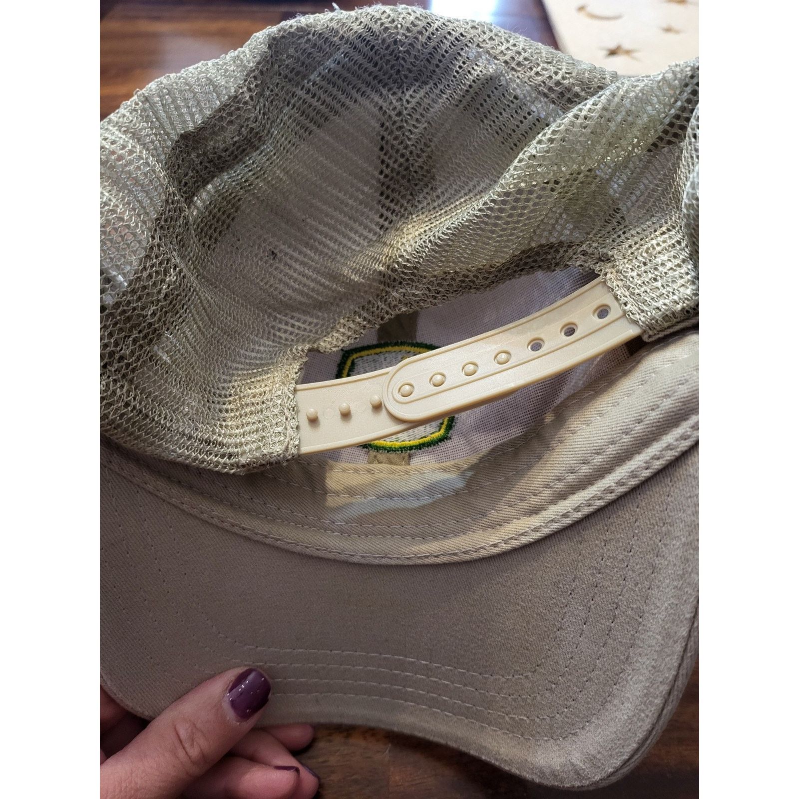 John Deere John Deere Trucker Snap Back Hat Color Is Tan Size ONE SIZE - 2 Thumbnail