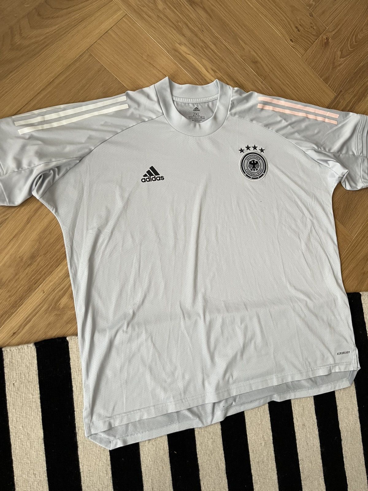 Adidas 2020/21 Germany adidas Training Shirt XXL Size US XXL / EU 58 / 5 - 2 Thumbnail