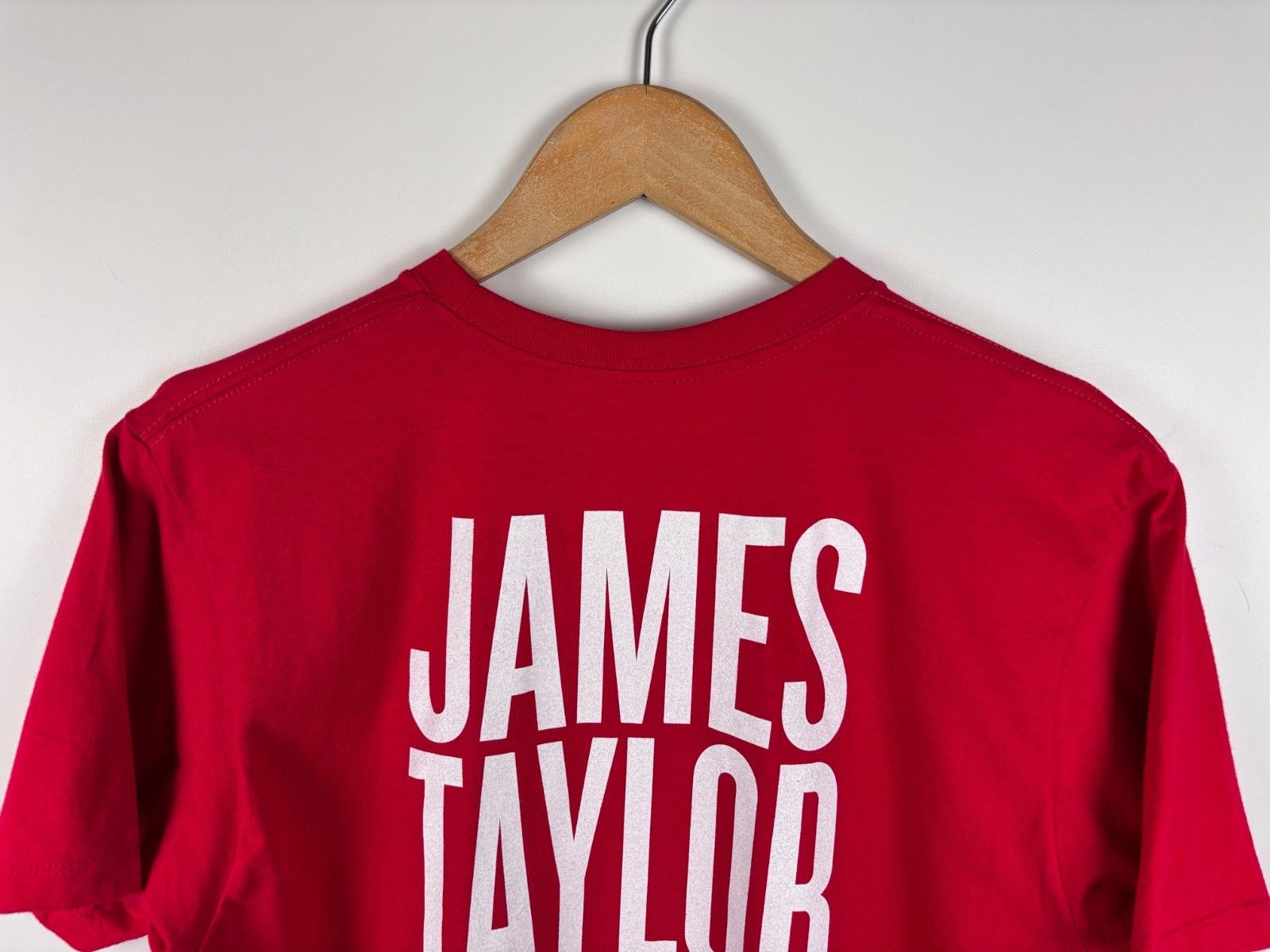 Alstyle James Taylor Summer Tour 2008 T-Shirt Red Mens Size M Size US M / EU 48-50 / 2 - 6 Thumbnail