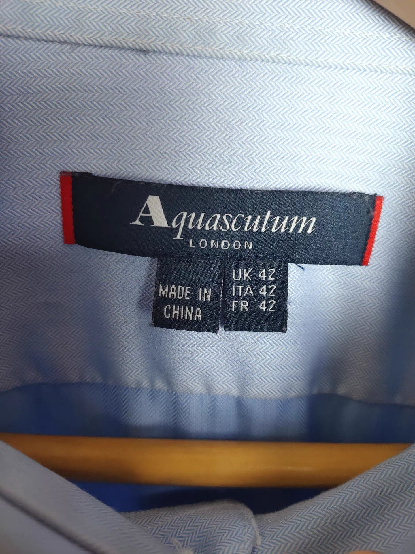 Aquascutum Aquascutum Men's Business Long Sleeve Shirt K29 Size US XXL / EU 58 / 5 - 4 Thumbnail