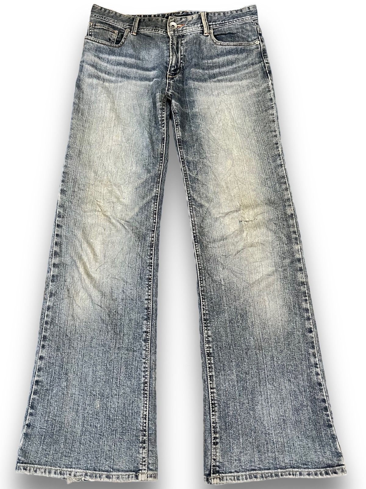 Le Grande Bleu (L.G.B.) Japanese Brand Flare Boot Cut Denim Size US 31 - 1 Thumbnail