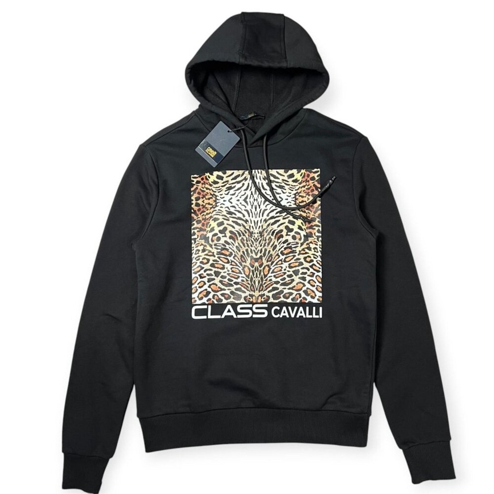 Cavalli Class Cavalli CLASS Roberto Cavalli Black Leopard Hoodie SIZE S Size US S / EU 44-46 / 1 - 3 Thumbnail