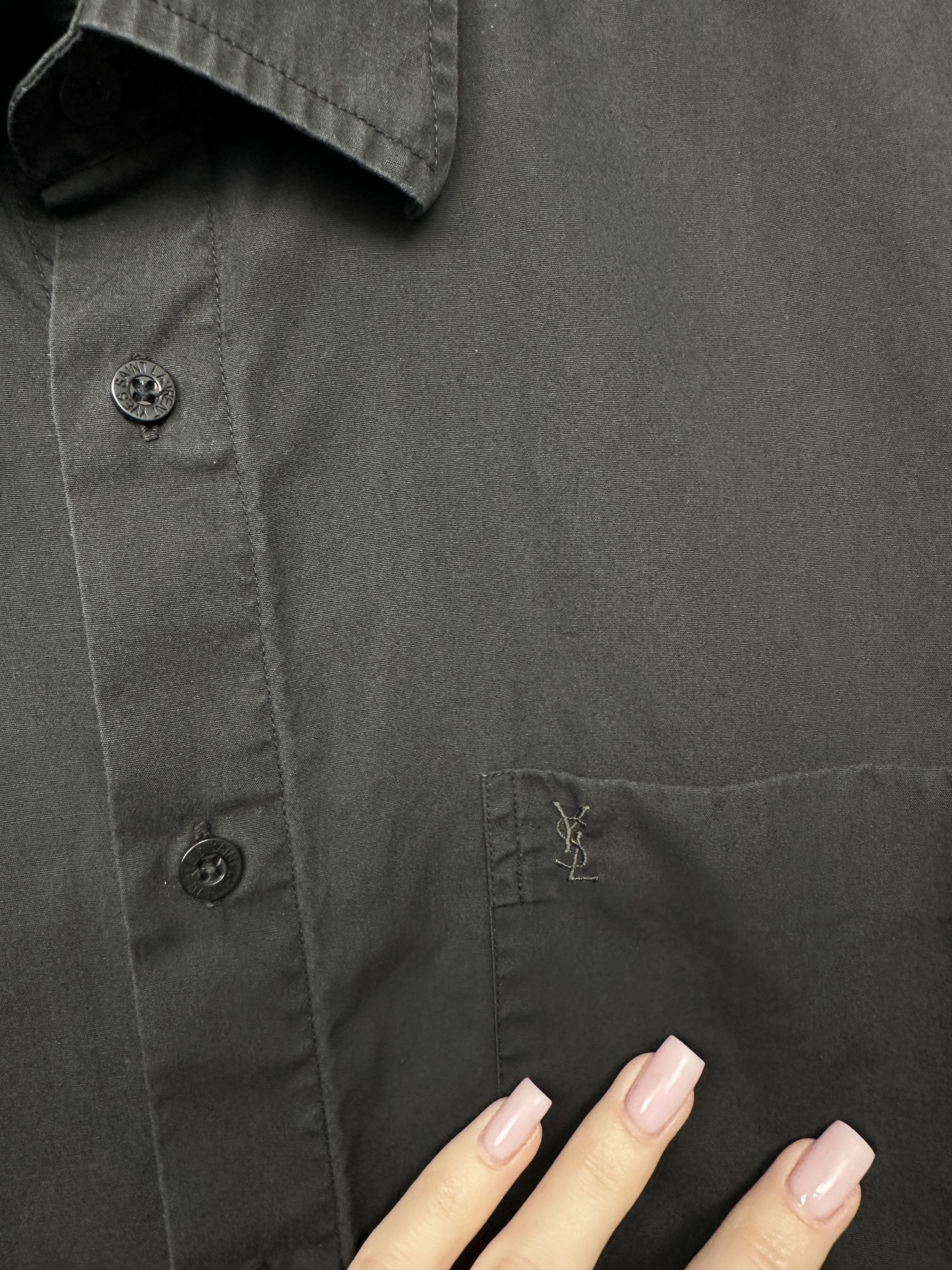 Yves Saint Laurent Yves Saint Laurent Mens Short Sleeve Shirt Size US M / EU 48-50 / 2 - 3 Thumbnail