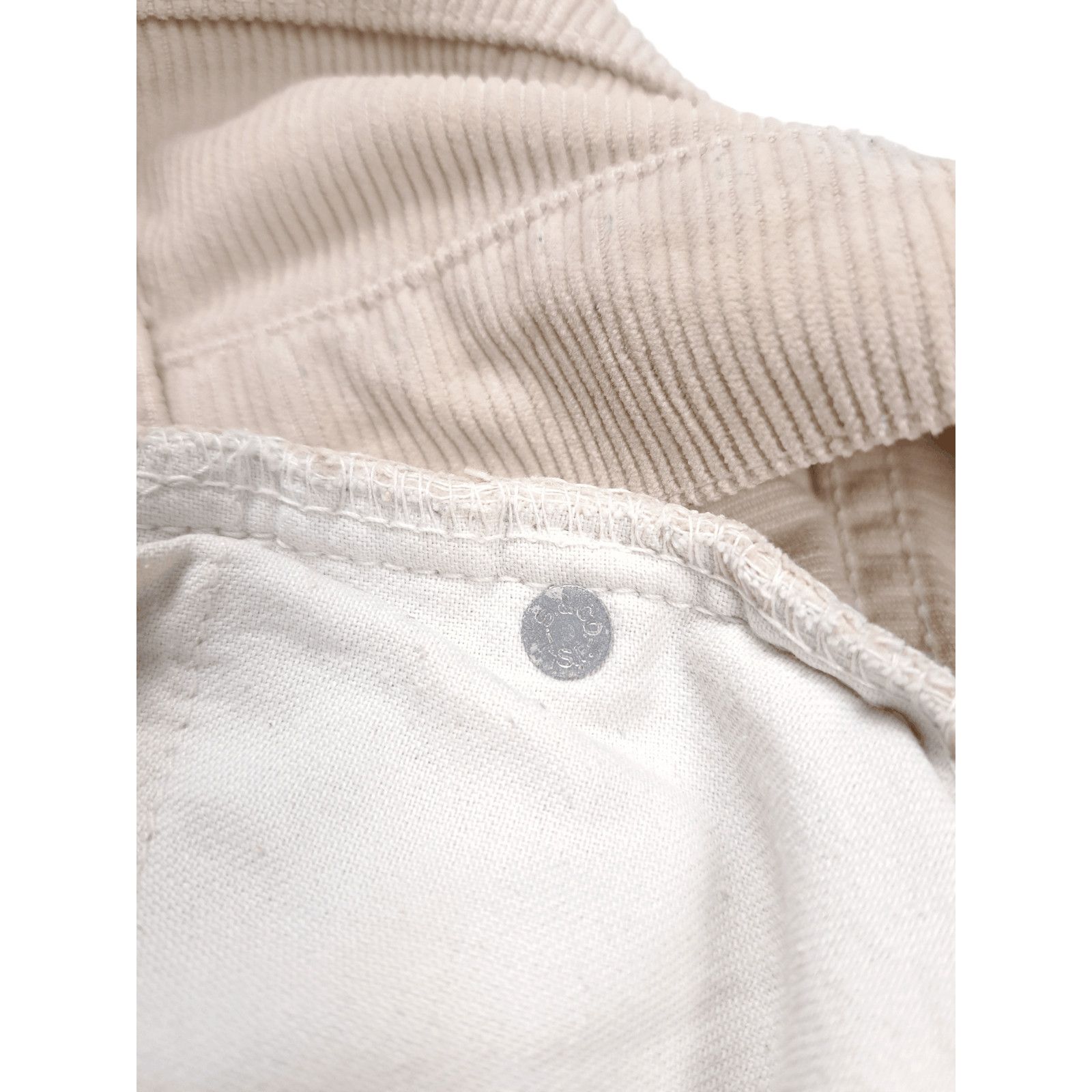 Levi's Vintage Clothing × Vintage 💎 1979 Levi's 640 31/28 White Corduroy Cords Jeans Pants Size US 31 - 6 Thumbnail