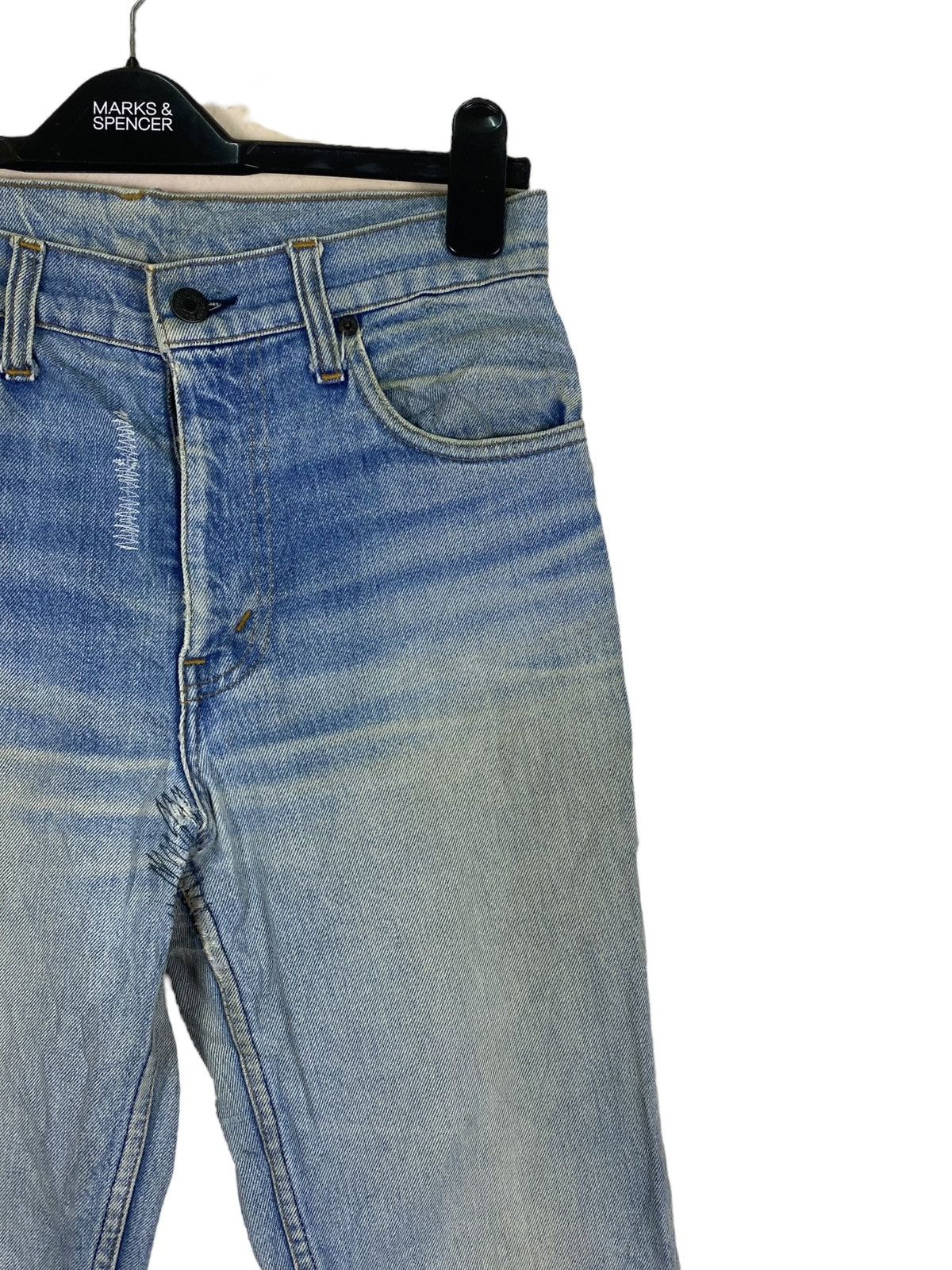 Levi's × Levi's Vintage Clothing × Vintage Vintage Distressed Levis 517 Talon Zip Bootcut Jeans Size US 28 / EU 44 - 3 Thumbnail