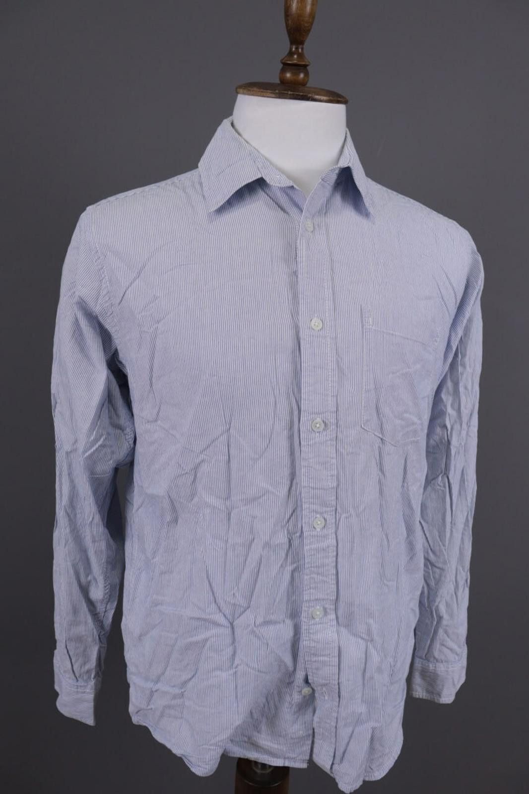 Carhartt Carhartt L/S Rod Shirt Blue Pinstripe Down Shirt Size L Size US L / EU 52-54 / 3 - 4 Thumbnail