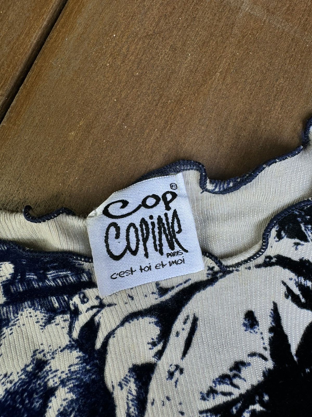 Cop Copine × Japanese Brand COP COPINE PARIS LONG SLEAVE TSHIRT Size M / US 6-8 / IT 42-44 - 5 Thumbnail
