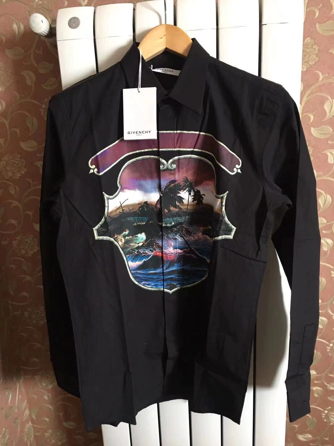 Givenchy Givenchy Hawaiian Wave Classic Shirt 39 Size US M / EU 48-50 / 2 - 1 Thumbnail