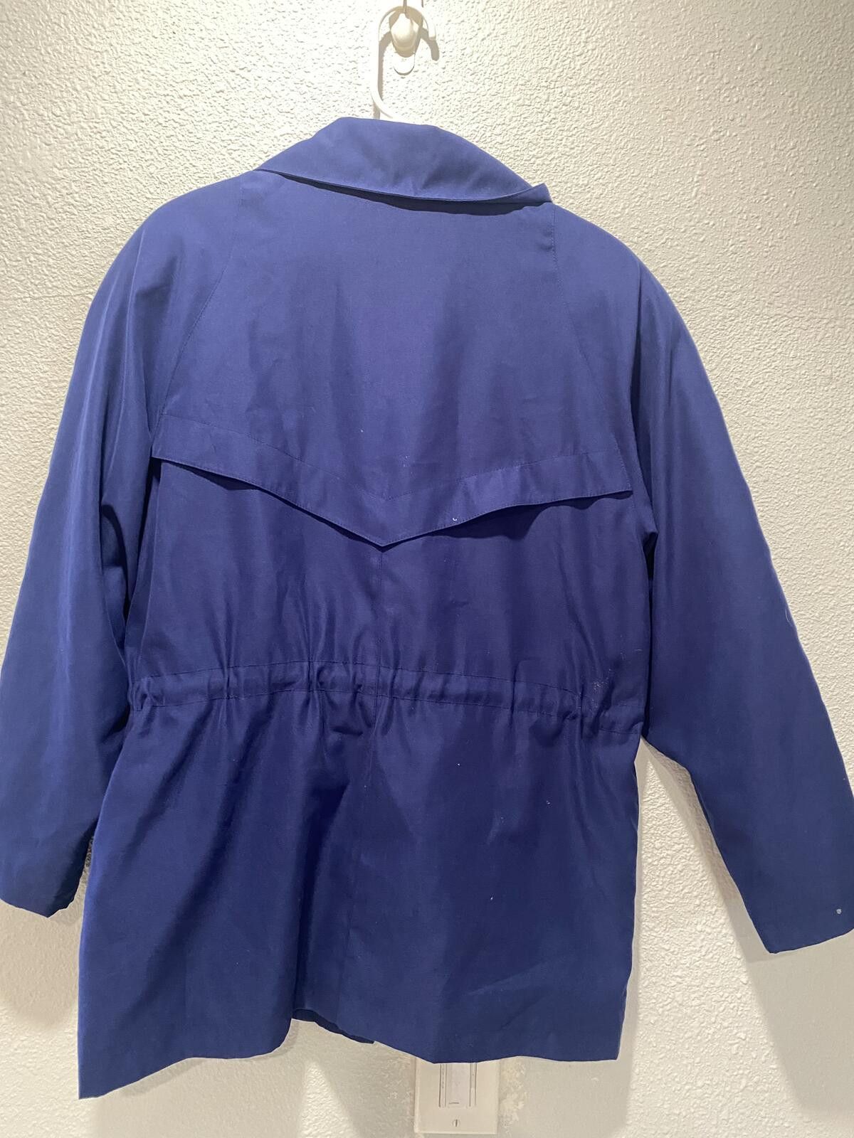 Aeropostale Aeros Blue Lightweight Jacket with Adjustable Waist Size M / US 6-8 / IT 42-44 - 3 Thumbnail