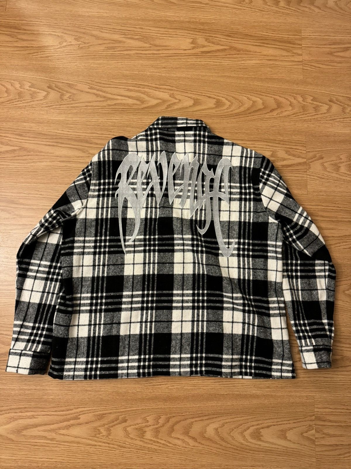 Revenge Revenge Black Embroidered Flannel Size US L / EU 52-54 / 3 - 3 Thumbnail