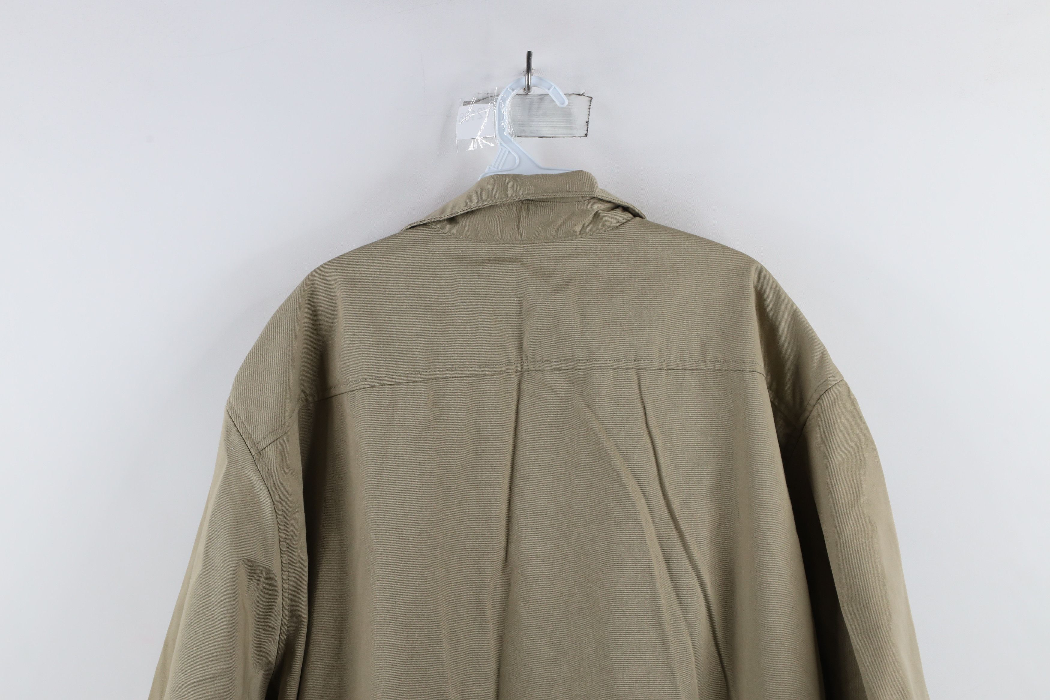 Carhartt × Vintage Vintage Carhartt Out Short Sleeve Work Mechanic Button Shirt Size US XXL / EU 58 / 5 - 9 Thumbnail