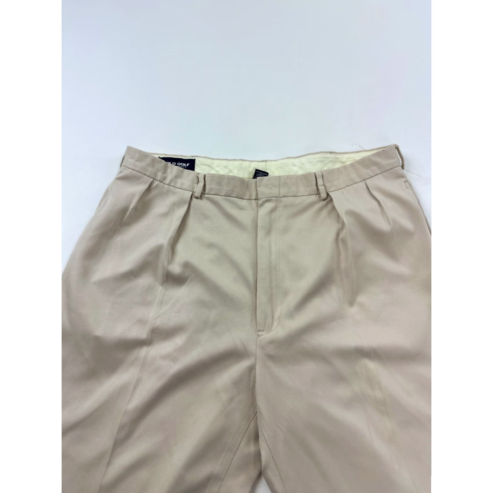 Polo Ralph Lauren Polo Ralph Lauren Pants Mens 40x30 Beige Pleated Straight Leg Beig e Polo Ralph Lauren Pants Mens 40x30 Beige Pleated Performance Straight Leg Size US L / EU 52-54 / 3 - 5 Thumbnail