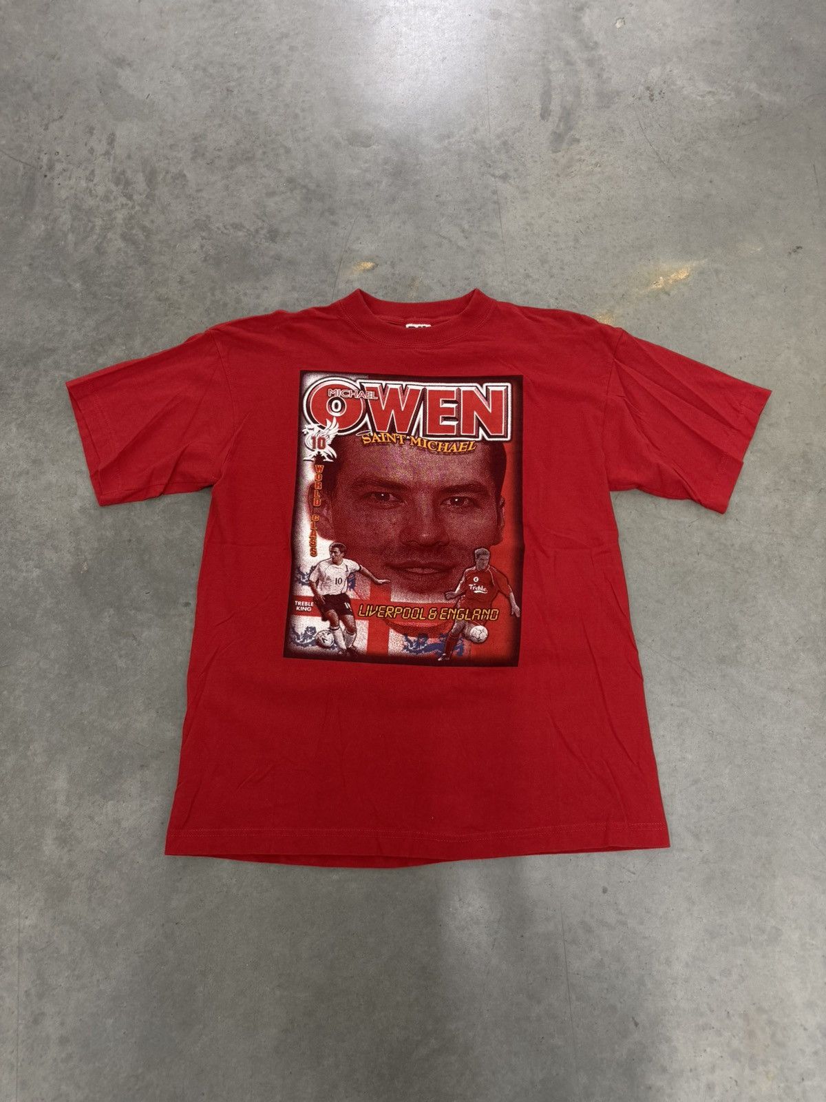 Adidas Liverpool FC Micheal Oven Soccer Player T Shirt England M Size US M / EU 48-50 / 2 - 1 Thumbnail