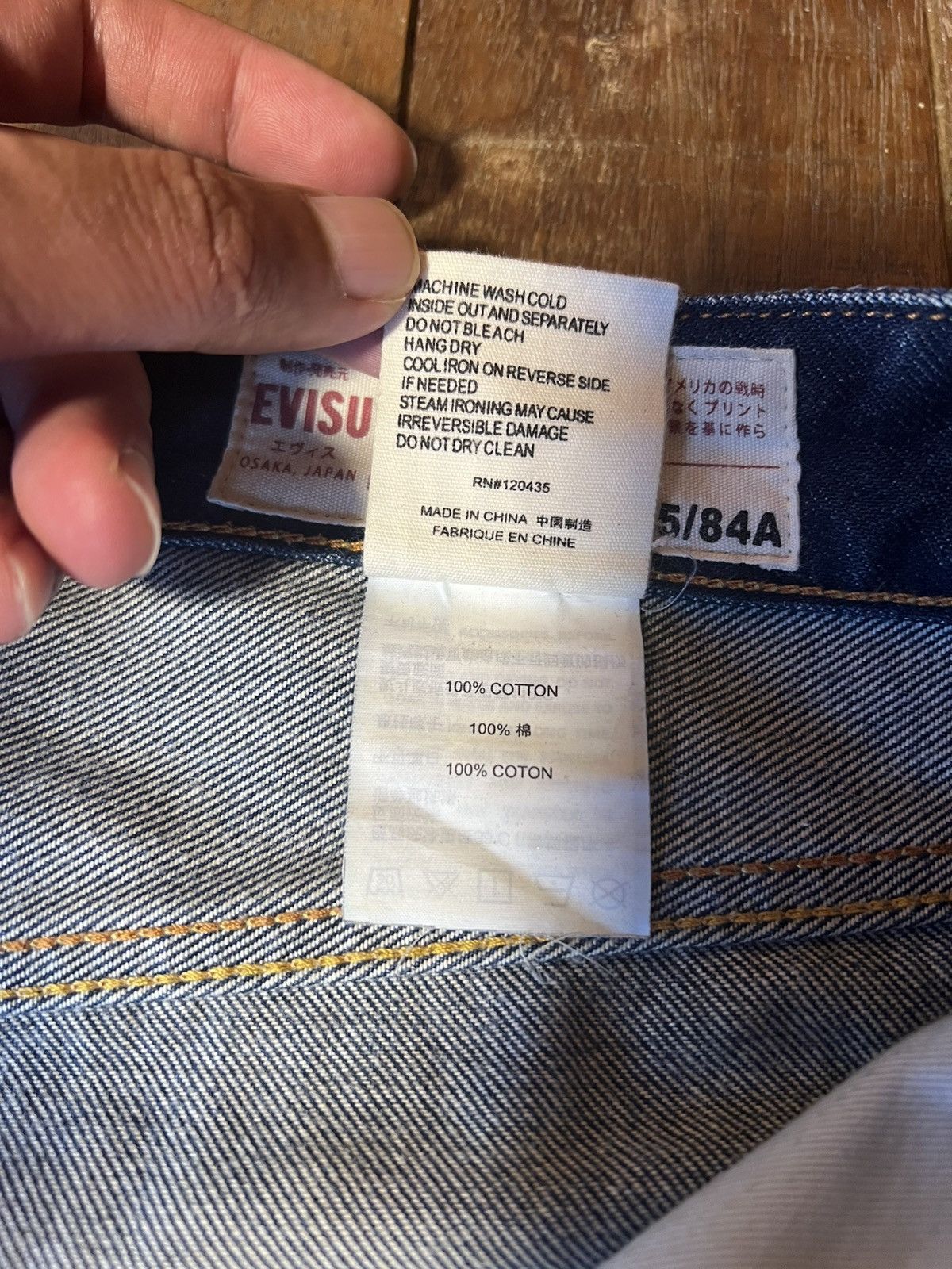 Evisu Evisu Daicock Denim Pants Size US 34 / EU 50 - 13 Thumbnail