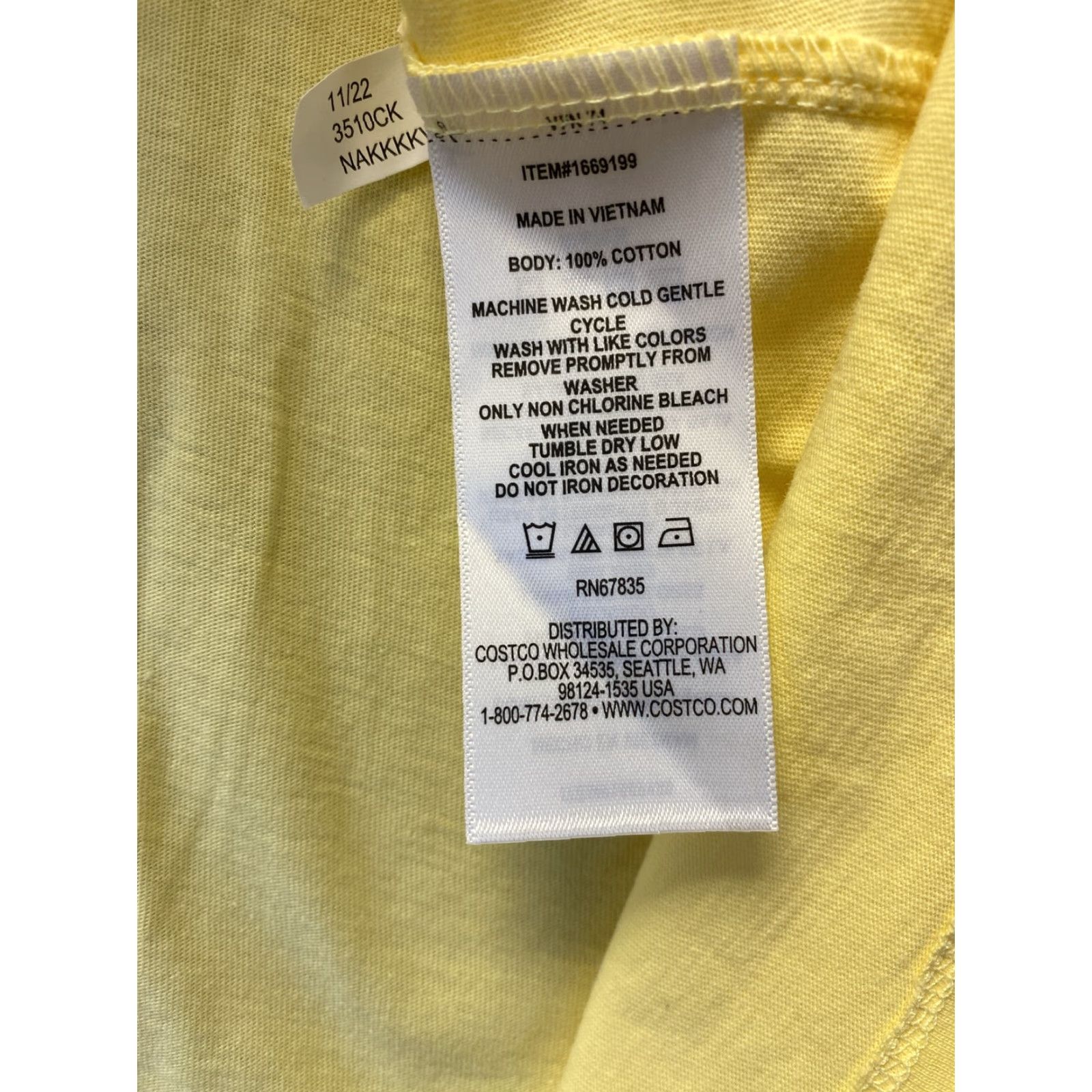 Nautica Nautica Tie Front Blouse Top Shirt Yellow XXL Crop Length /33-81 Size XXL / US 16-18 / IT 52-54 - 7 Thumbnail