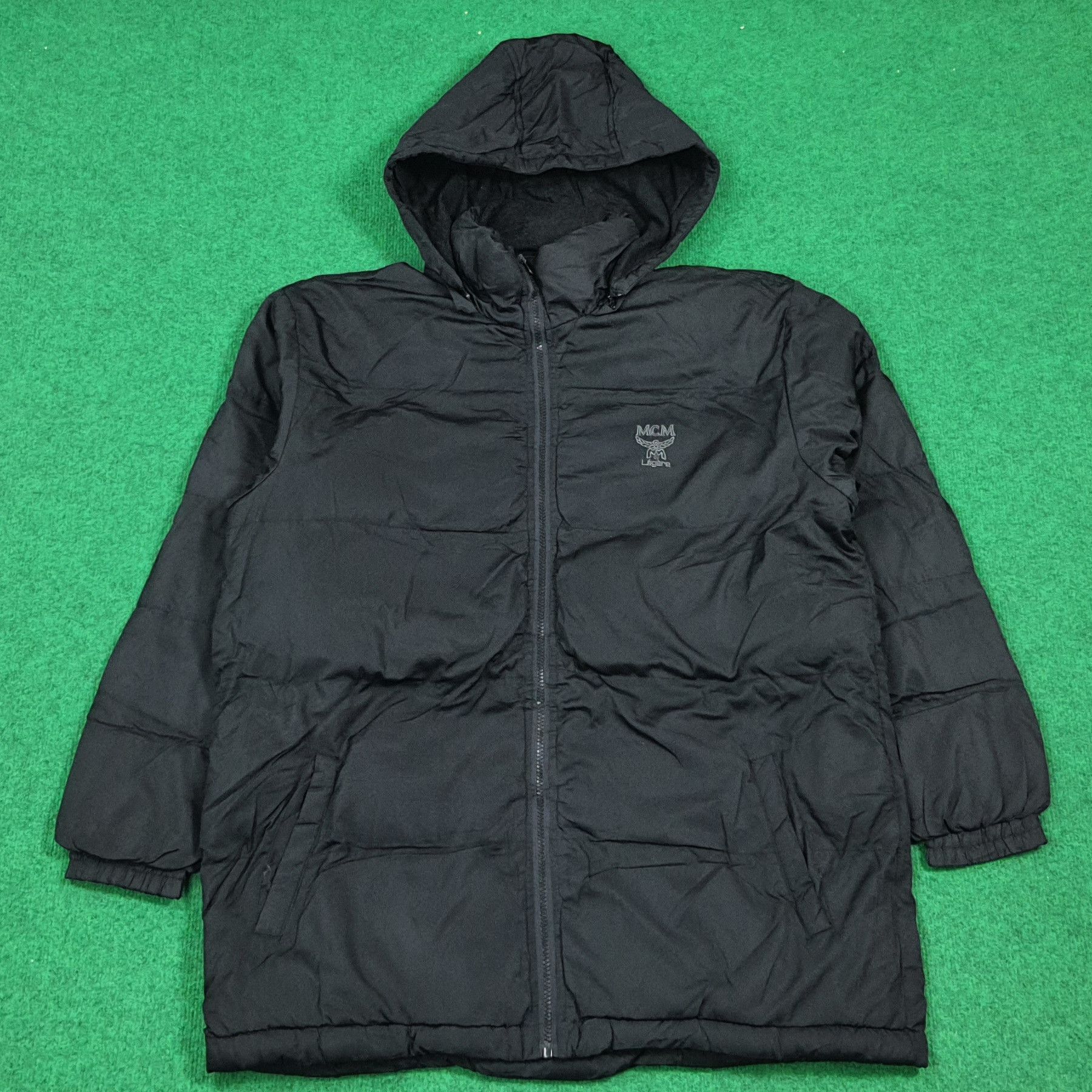 MCM Vintage MCM Legere Quilted Black Ripstop Jacket C286N8 Size US XL / EU 56 / 4 - 1 Thumbnail