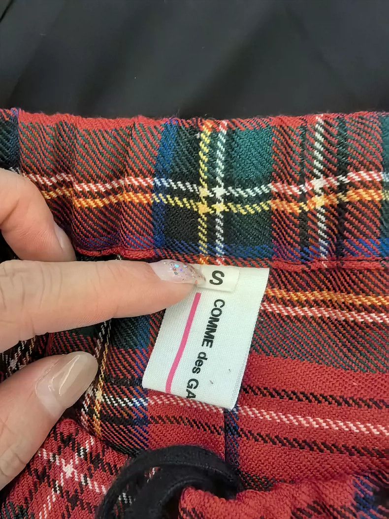 Comme des Garcons Comme Des Garcons Plaid wool skirt Size S / US 4 / IT 40 - 6 Thumbnail
