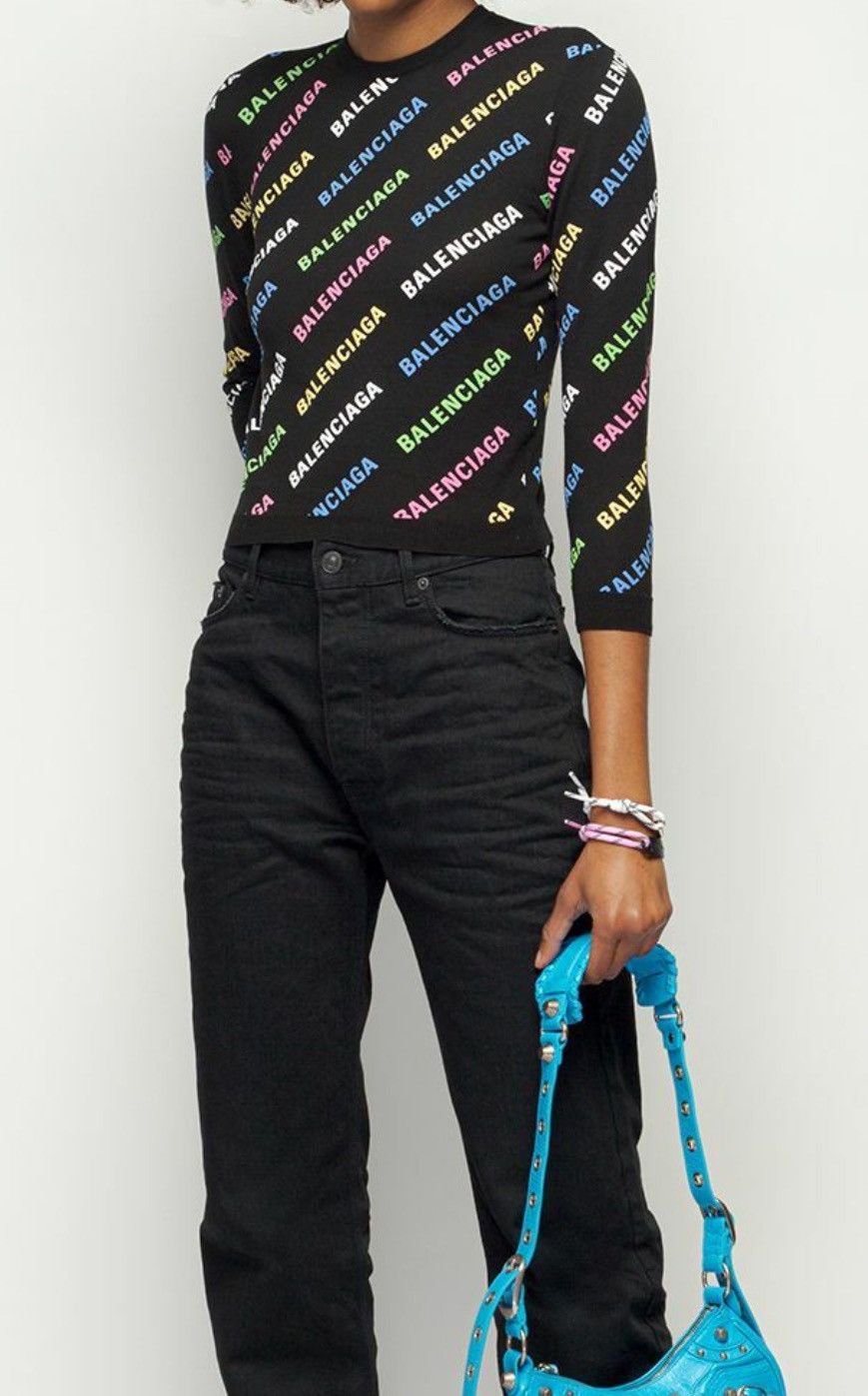 Balenciaga Balenciaga logo stamped sweater Size XS / US 0-2 / IT 36-38 - 8 Thumbnail