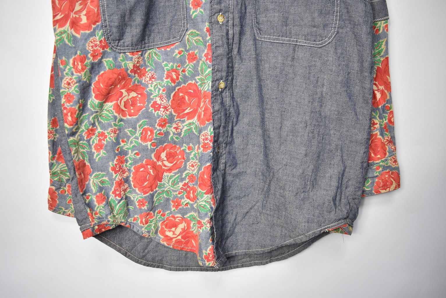 Blue Blue Japan × HOLLYWOOD RANCH MARKET rebuild flower shirt 26723 - 706 72 Size US M / EU 48-50 / 2 - 4 Thumbnail