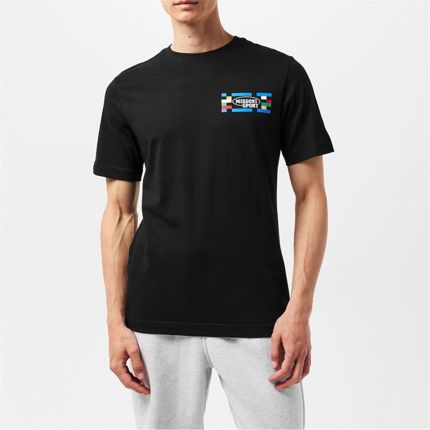 Missoni o1g2r1mq0426 Logo T-Shirt in Black Size US S / EU 44-46 / 1 - 4 Thumbnail
