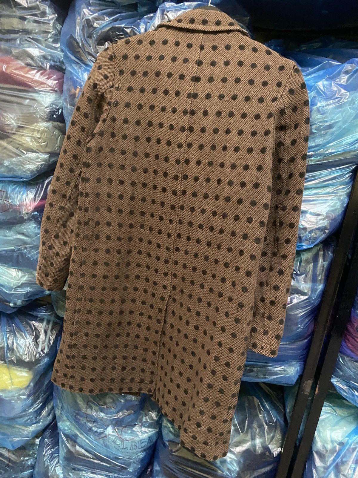 Comme des Garcons Robe de Chambre COMME des GARÇONS Polka Dot Long Coat Size S / US 4 / IT 40 - 15 Thumbnail