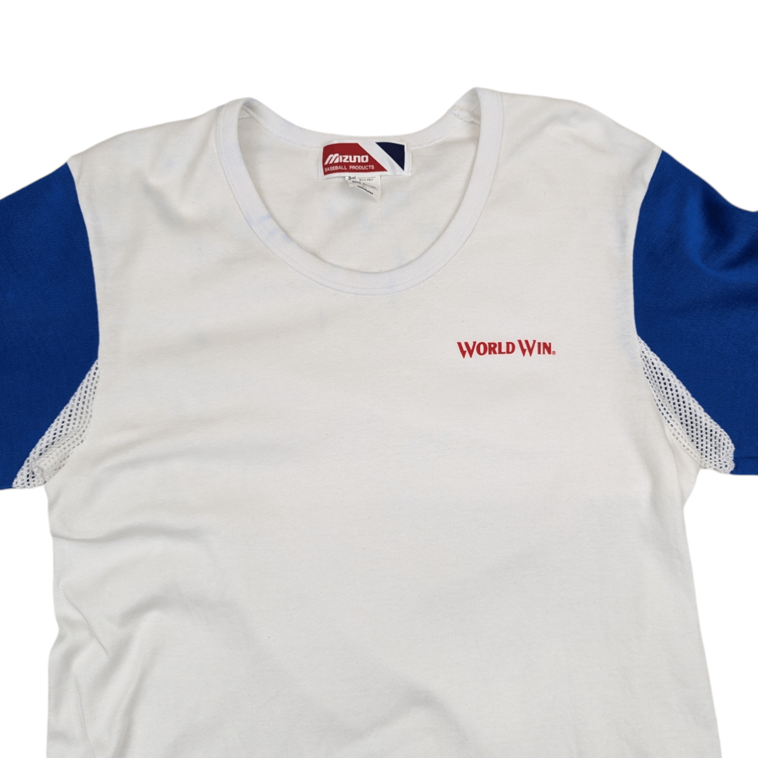Mizuno Vintage 80's MIZUNO Baseball Raglan T-Shirt Single Stitches Size US S / EU 44-46 / 1 - 5 Thumbnail
