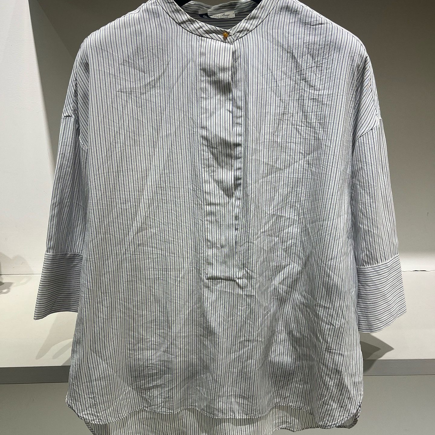 Loro Piana Loro Piana Striped Silk Blouse XS Size XS / US 0-2 / IT 36-38 - 1 Thumbnail