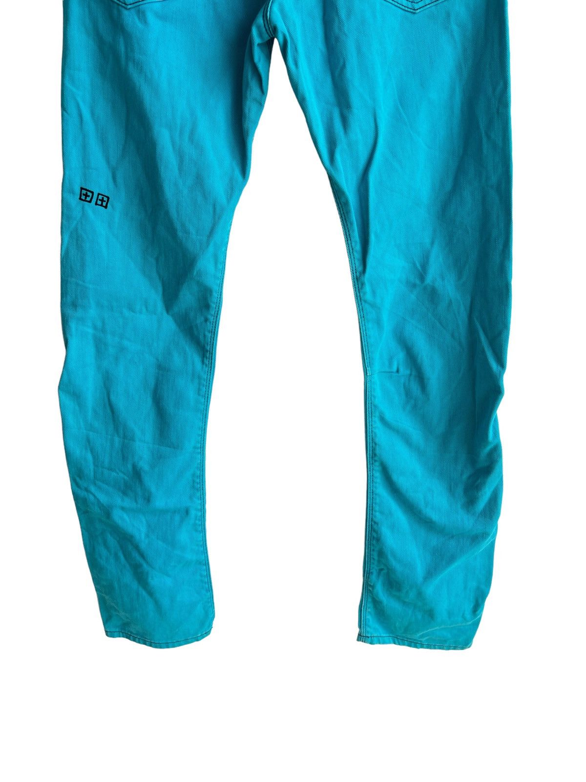 Ksubi OG Ksubi 🇦🇺 Neon Blue Rough Rocker Jeans Denim Turquoise Size US 30 / EU 46 - 5 Thumbnail