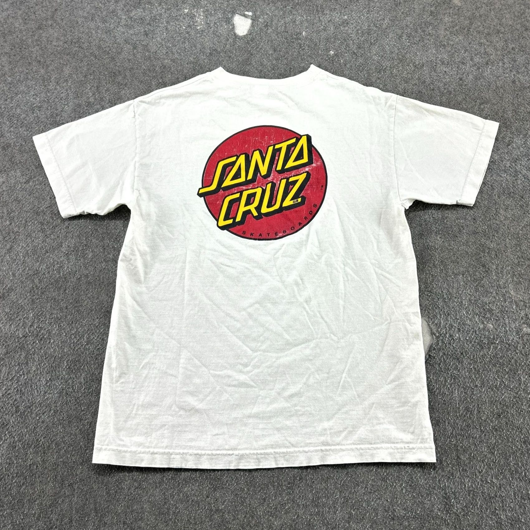 Vintage VINTAGE NHS Shirt Mens M White Cotton Distressed Gothic 90s Cars Logo Short Sleeve Crew Neck Size US M / EU 48-50 / 2 - 6 Thumbnail