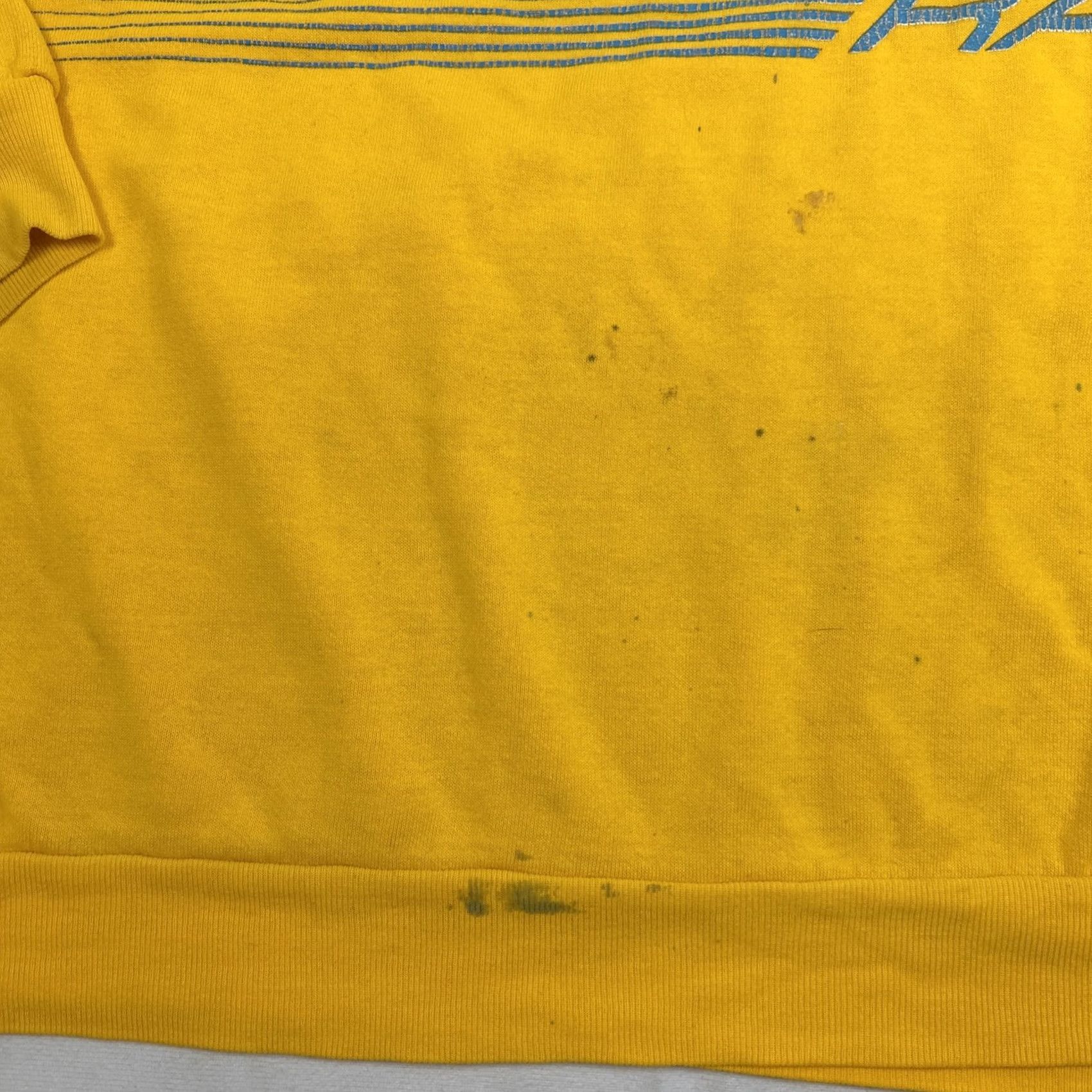 Vintage VINTAGE Crisco Racing Pullover Sweatshirt Men L Yellow Crewneck Mens Size US L / EU 52-54 / 3 - 3 Thumbnail