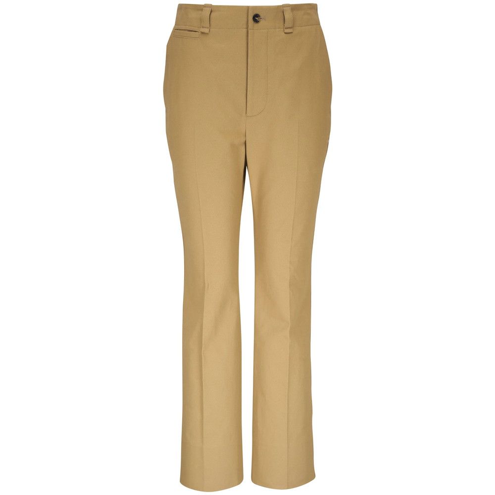 Saint Laurent NEUTRALS Trousers - Straight Trousers