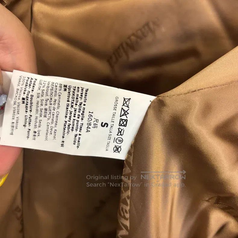 Max Mara Max Mara Solid Double-breasted Lapel Medium-long Sleeve Co Size S / US 4 / IT 40 - 5 Thumbnail