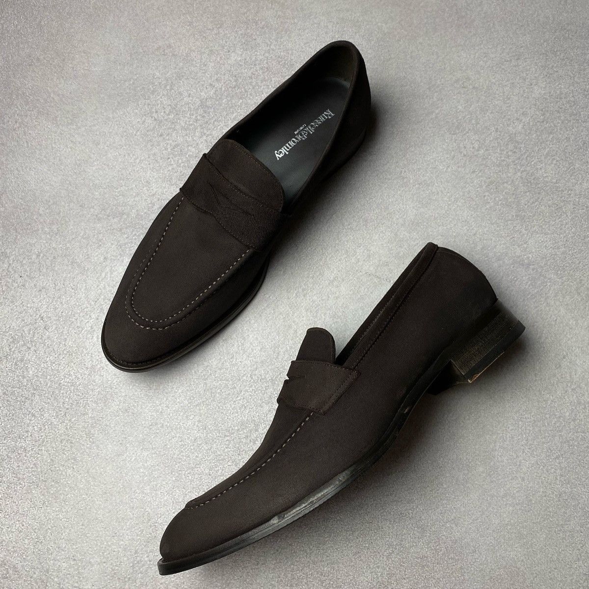 Russell and Bromley loafers brown suede shoes LIKE NEW Footwear