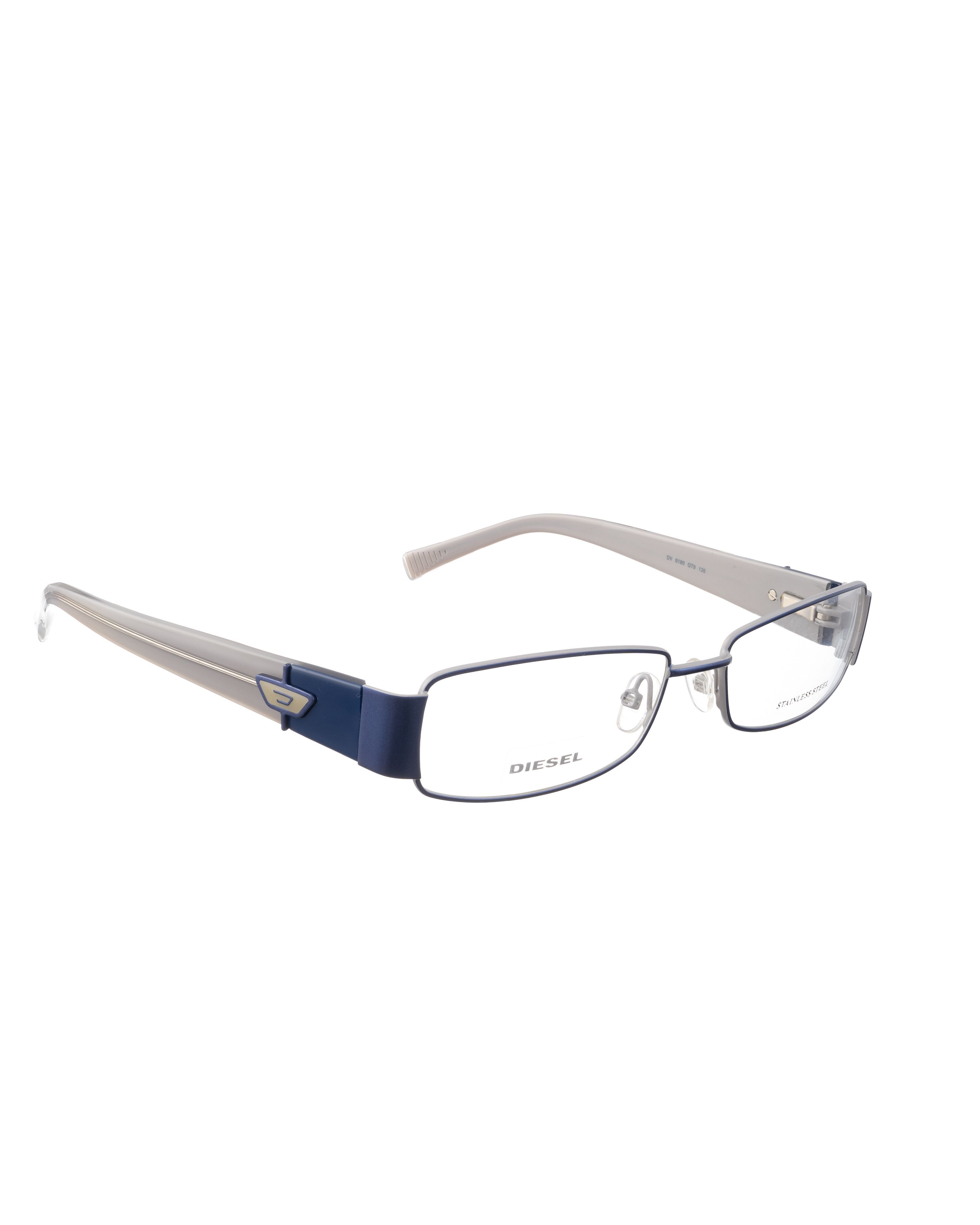 Diesel Diesel 00s Light Grey and Purple Blue Glasses Size ONE SIZE - 1 Thumbnail