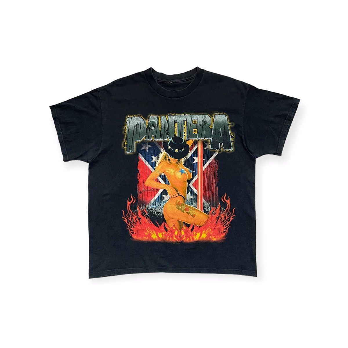 Band Tees Vintage Pantera Naked T-Shirt Size US XL / EU 56 / 4 - 1 Thumbnail